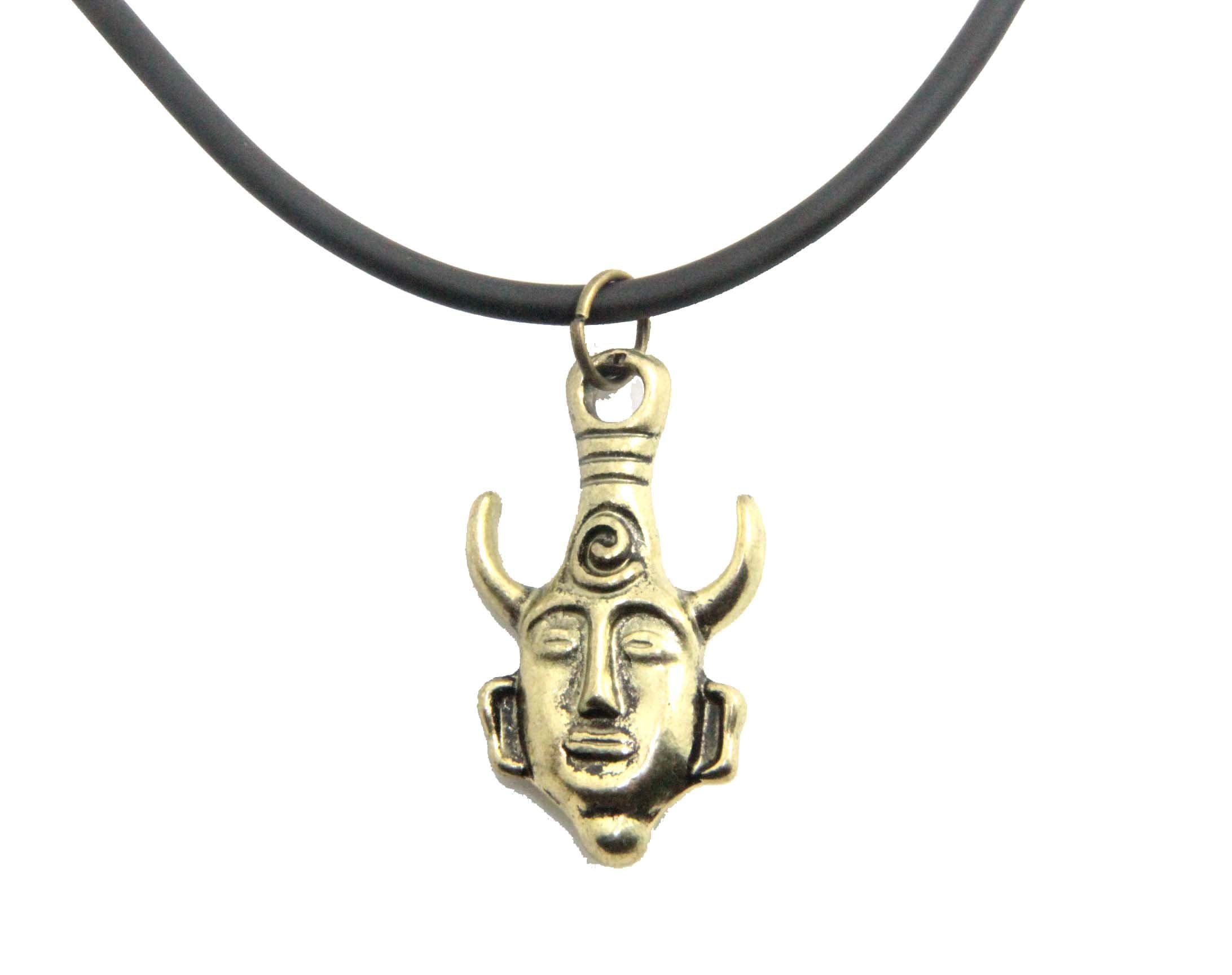Supernatural Dean Winchester Mask Amulet Demon Pendant Necklace