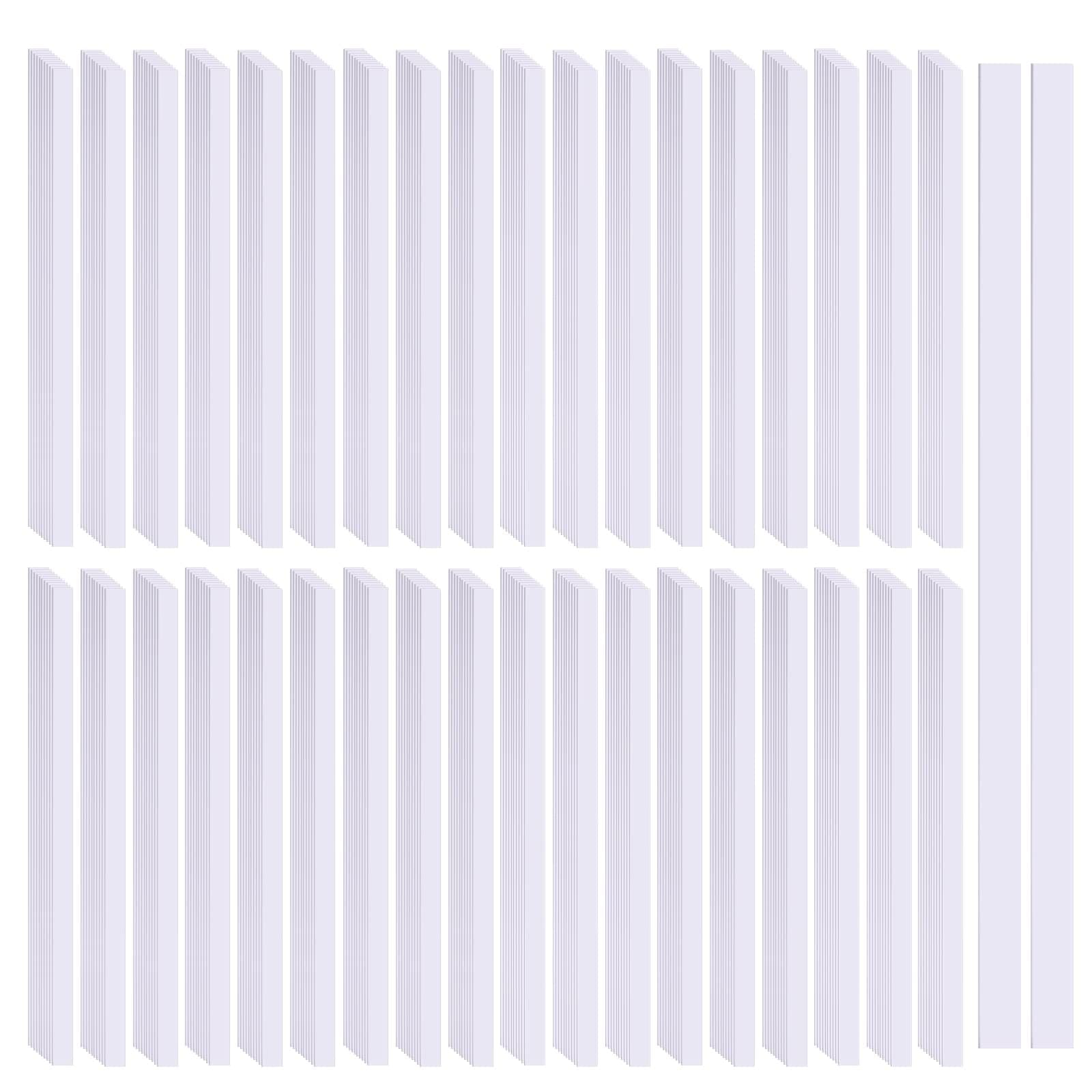 Landhoow 400 Pcs Perfume Tester Strips White Fragrance Paper Strips, Perfume Scent Cologne Test Card Aromatherapy Blotter for Essential Fragrance Oil Smell