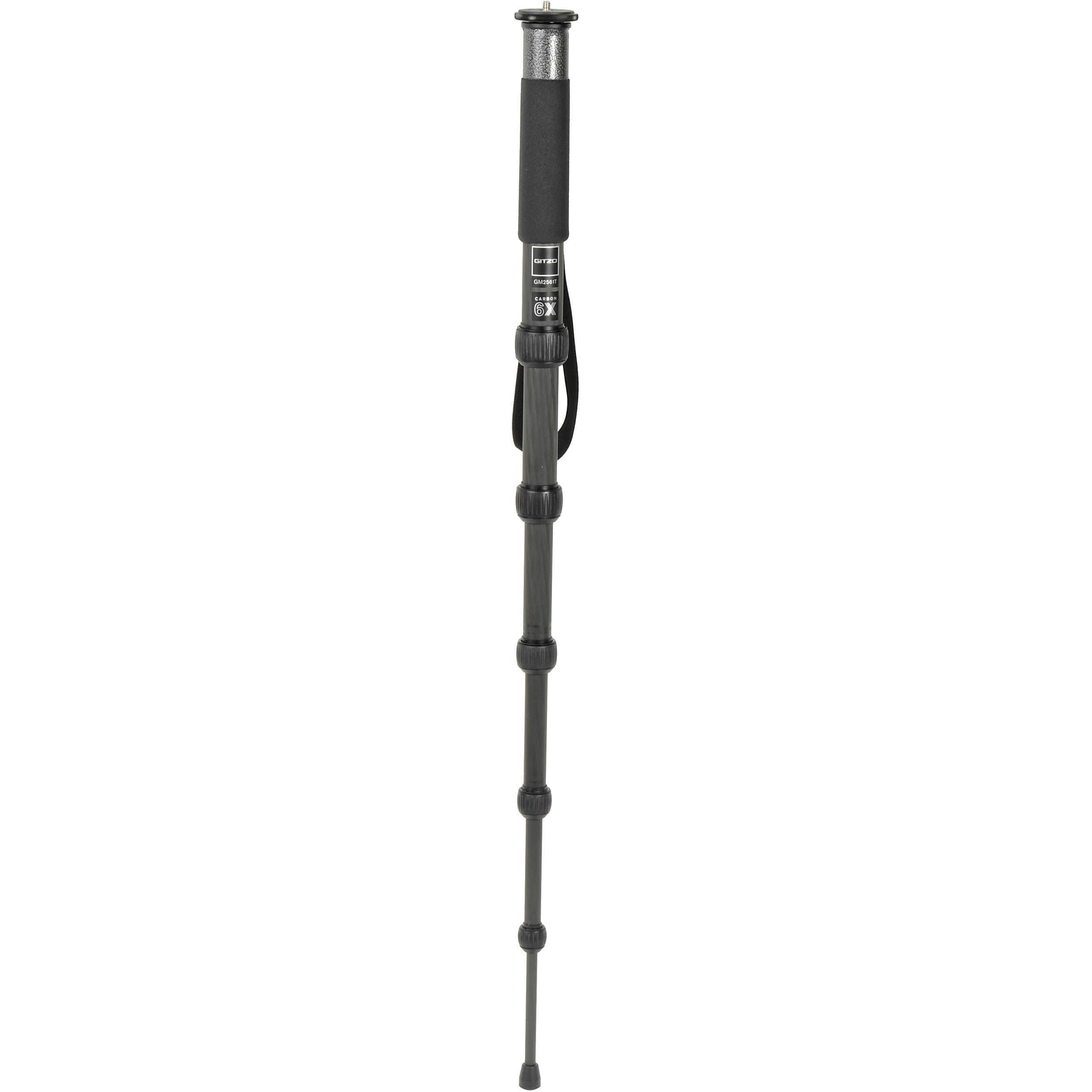 Gitzo GM2561T Series 2 6X Carbon Fiber Traveler Monopod Replaces GM2560T (Black)