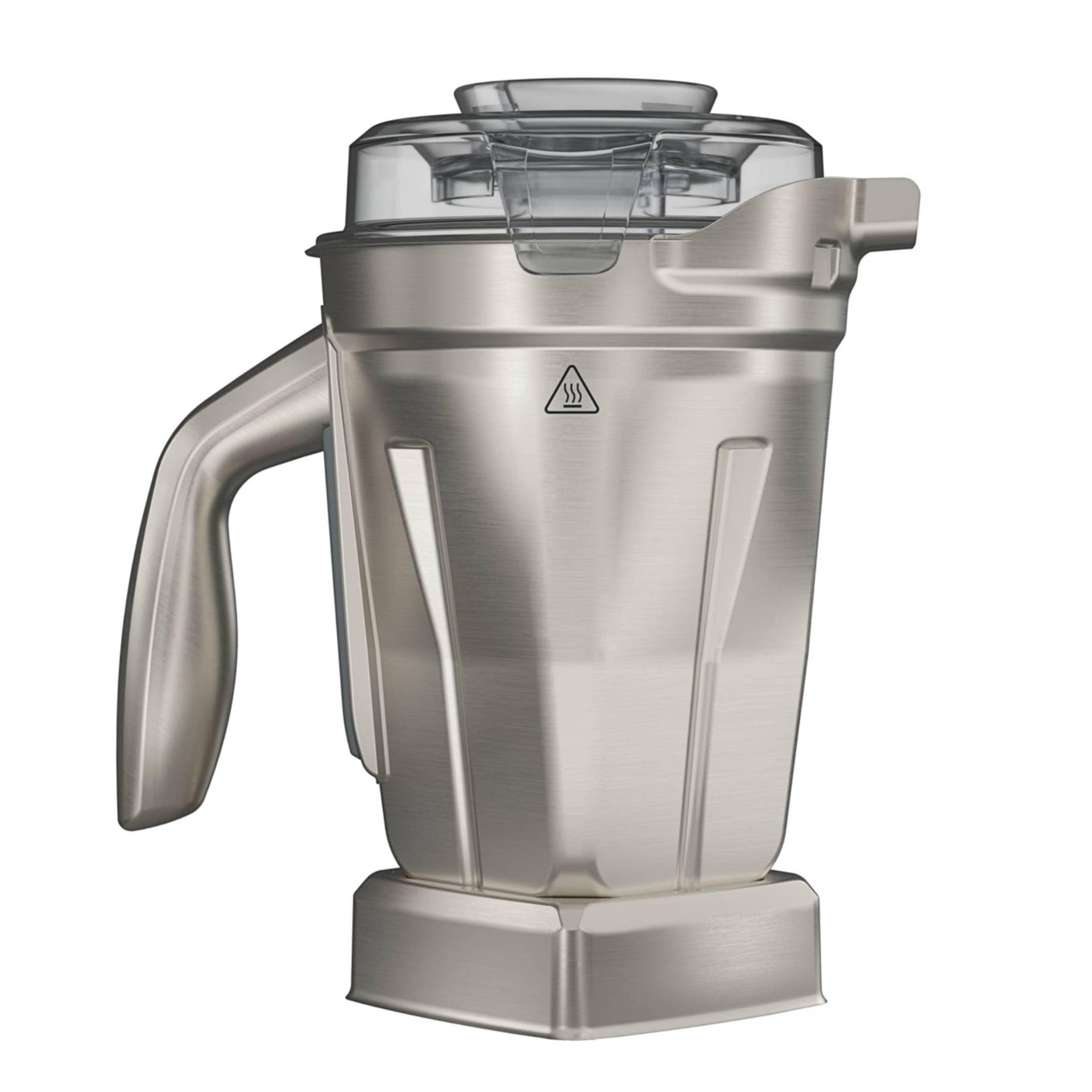 Vitamix 48-Ounce Stainless-Steel Blender Container with SELF-DETECT, Dishwasher-Safe, BPA-Free Clear Lid, Laser-Cut Stainless-Steel Blades, Compatible with All Full-Size Vitamix Blenders
