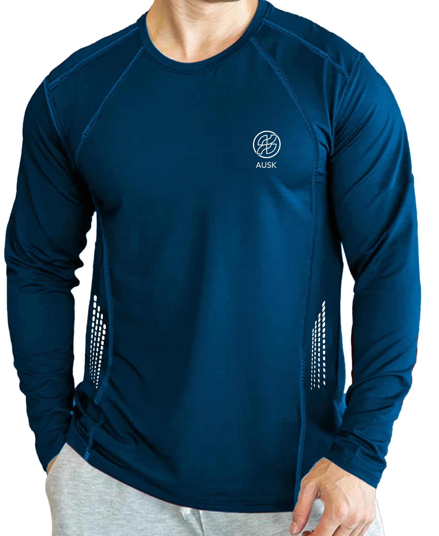 AUSKMen Tshirt || Mens Full Sleeve Sports Regular Fit T-Shirts (Color-)