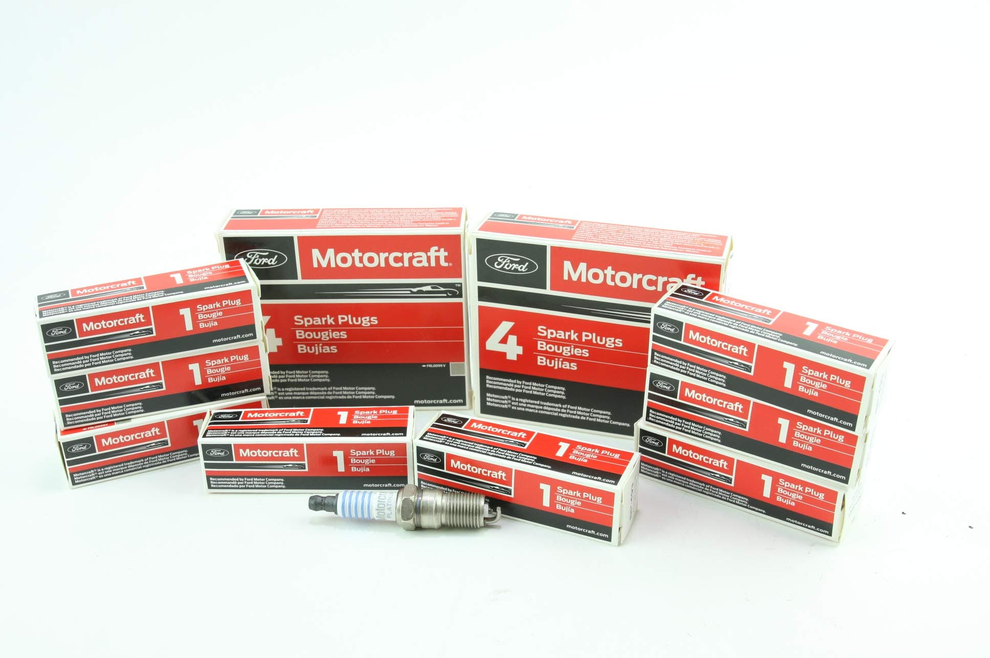 Pack of 8 Genuine Motorcraft Spark Plug SP-493 AGSF32PM