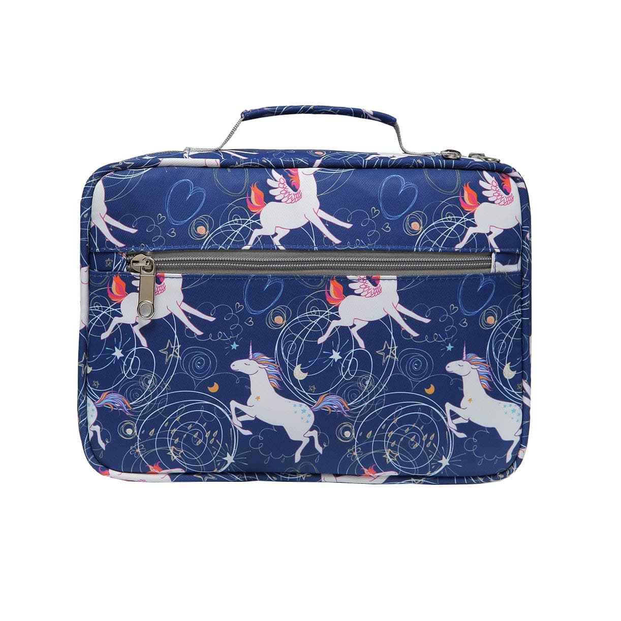 Gatycallaty Bible Cover Scripture Carrying Case with Handle Pockets Handbook Good Holy Book Protector Pouch Church Bag Hope Journaling Storage Organizer