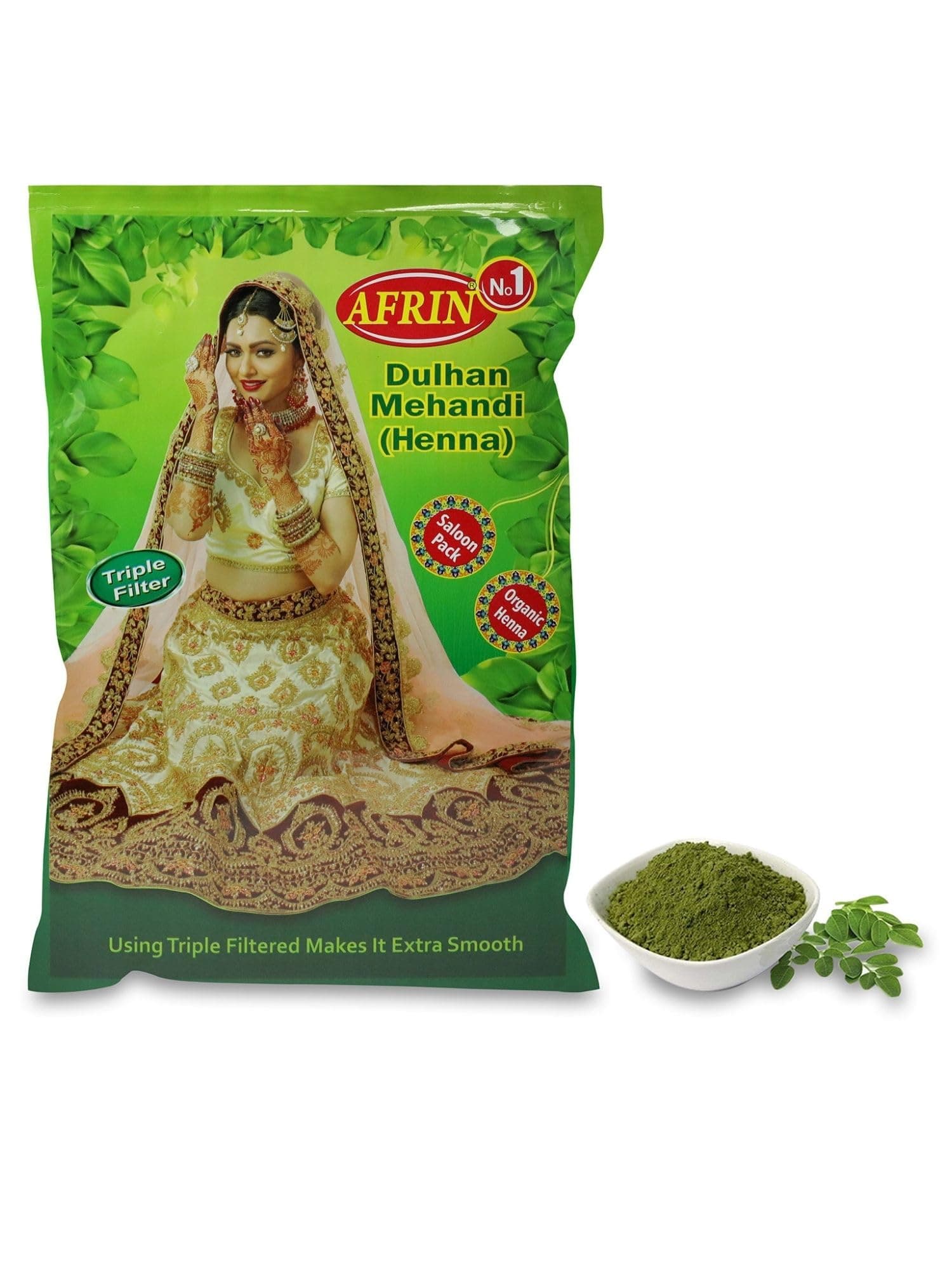 Afrin Organic Henna Triple Filter Dulhan Mehandi Used For Making Mahendi Cone |Mahendi Powder | Henna(1 Kg)