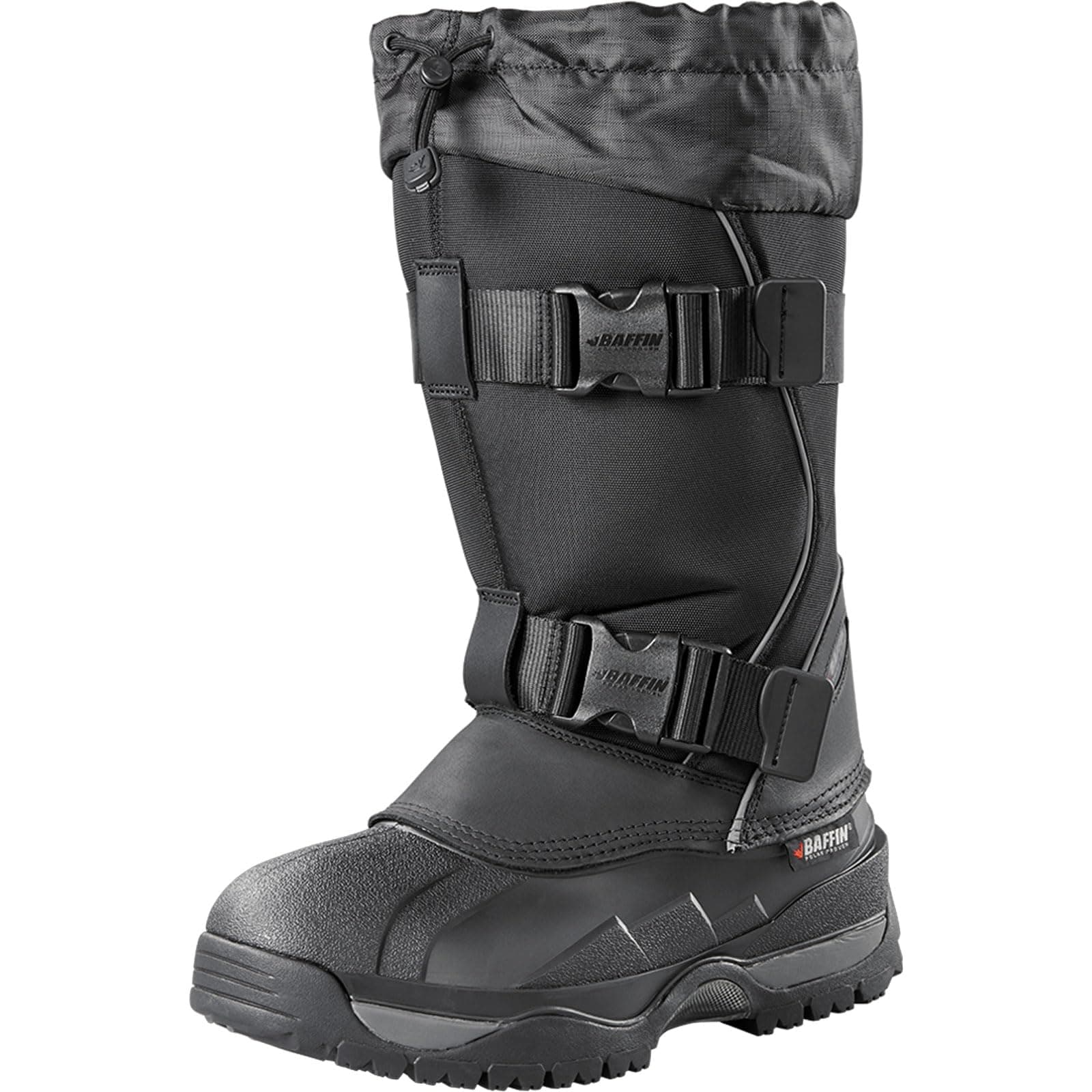 Impact Men's Boots, Mid-calf Height, Available in Black & White color, for Extreme Cold weather, Snow and/or Ice-covered environments, Snowshoe Compatible