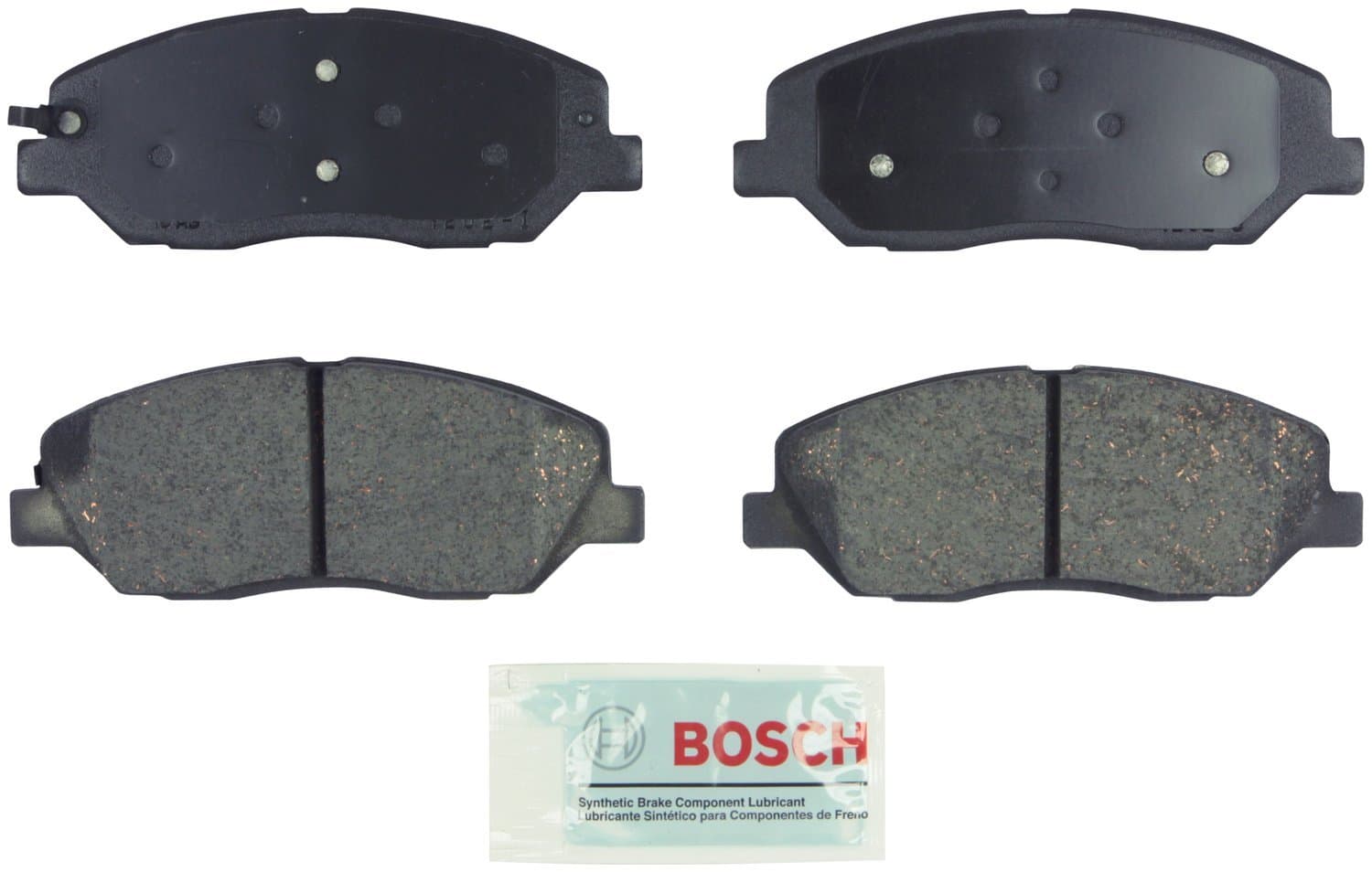 BOSCH BE1202 Blue Ceramic Disc Brake Pad Set - Compatible With Select Hyundai Entourage, Santa Fe, Santa Fe XL; Kia Sedona; FRONT