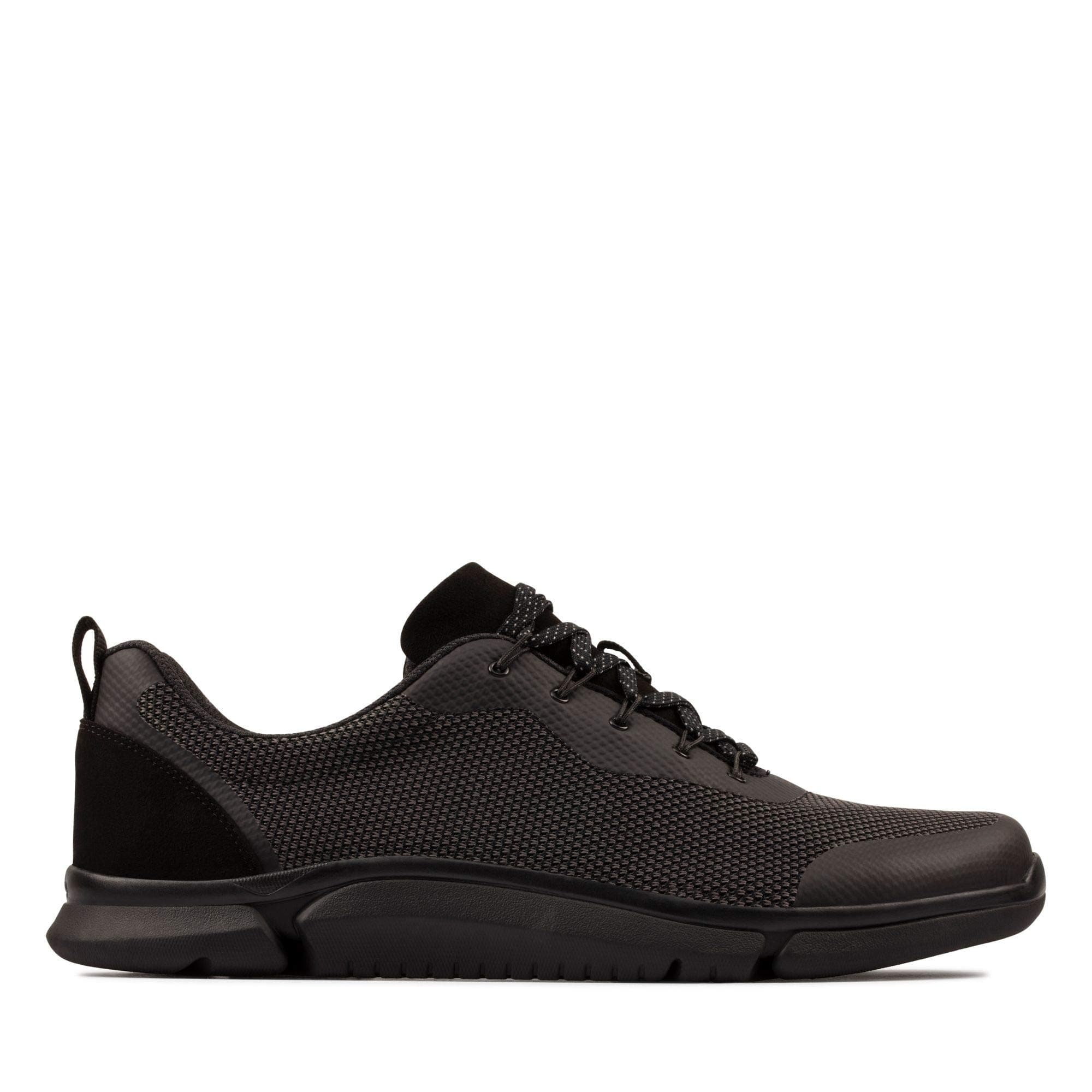 Clarks Triken Jump Textile Shoes in Black