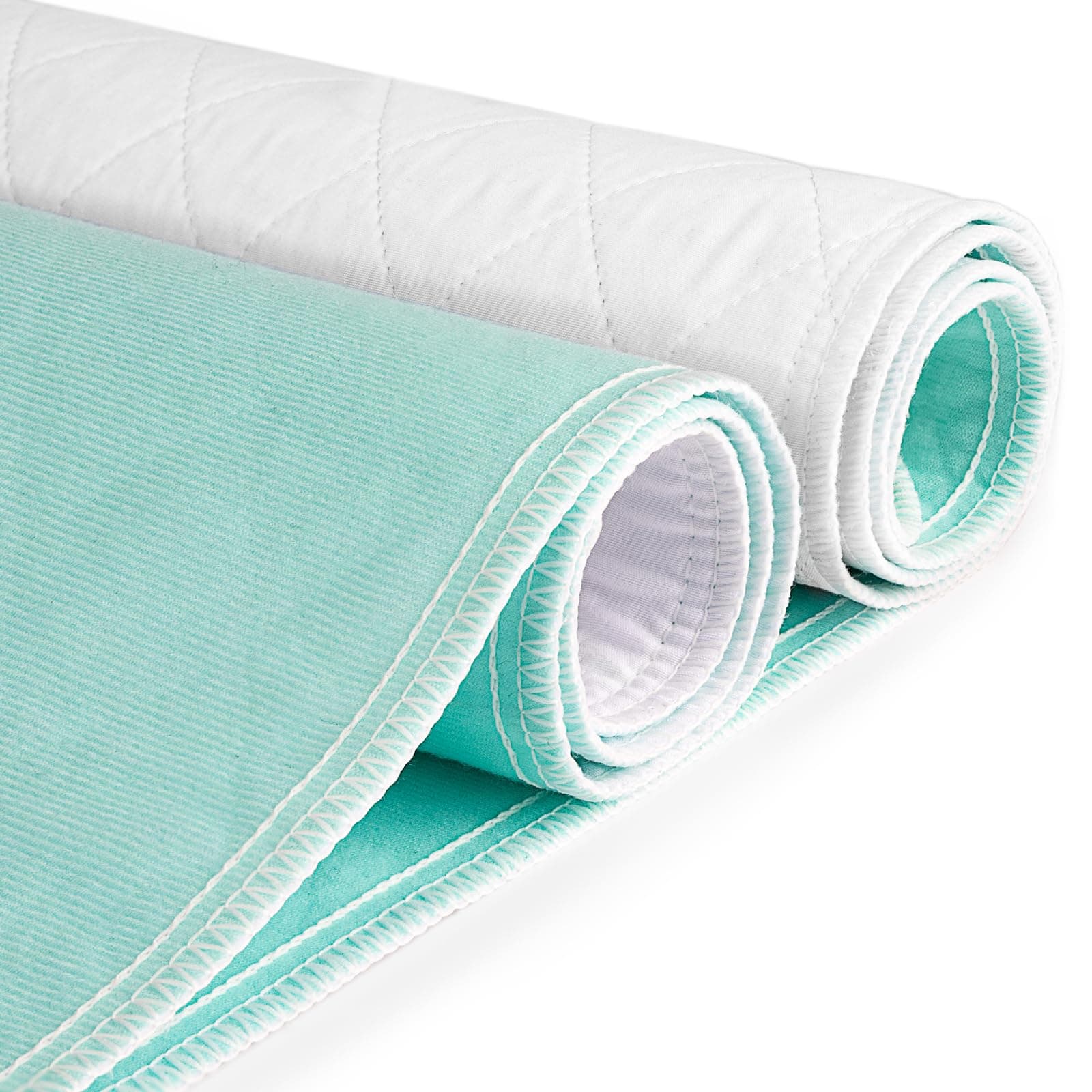 CoolShields Waterproof Bed Pads Incontinence 34'' x 52'' (4 Pack) Washable Reusable Bedwetting Mattress Protector Pad for Kids, Adults, Elderly, and Pets