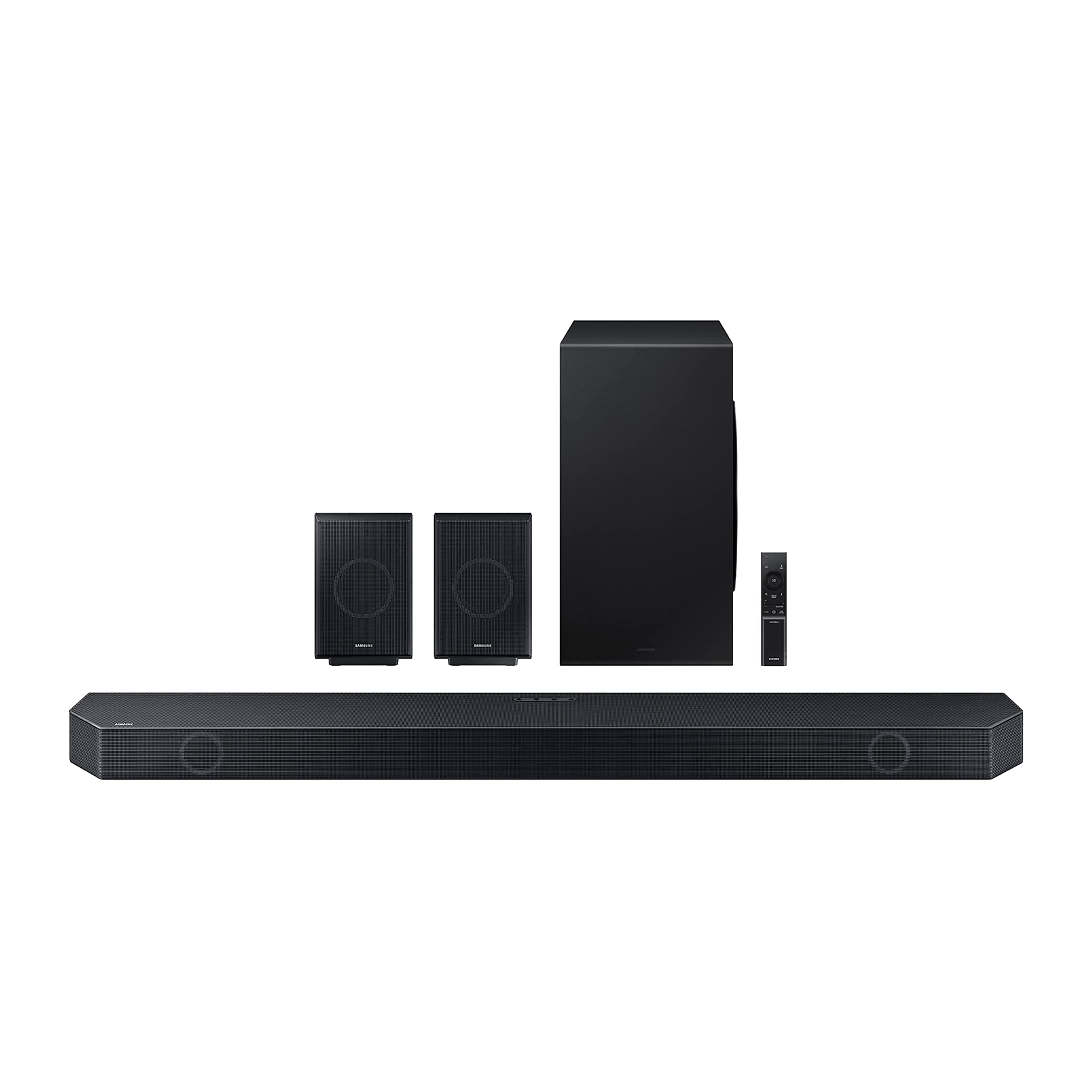 HW-Q990C 11.1.4ch Soundbar w/Wireless Dolby Audio, Rear Speakers Included w/Q-Symphony, SpaceFit Sound Pro, Adaptive Sound, Game Mode Pro, Airplay 2, AVA, Alexa Built-in