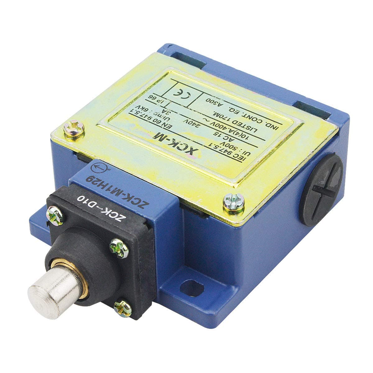 Electrical Buddy Momentary 1NO 1NC Top Plunger Limit Switch XCK M 500V 6KW AC 240V 3 Amp