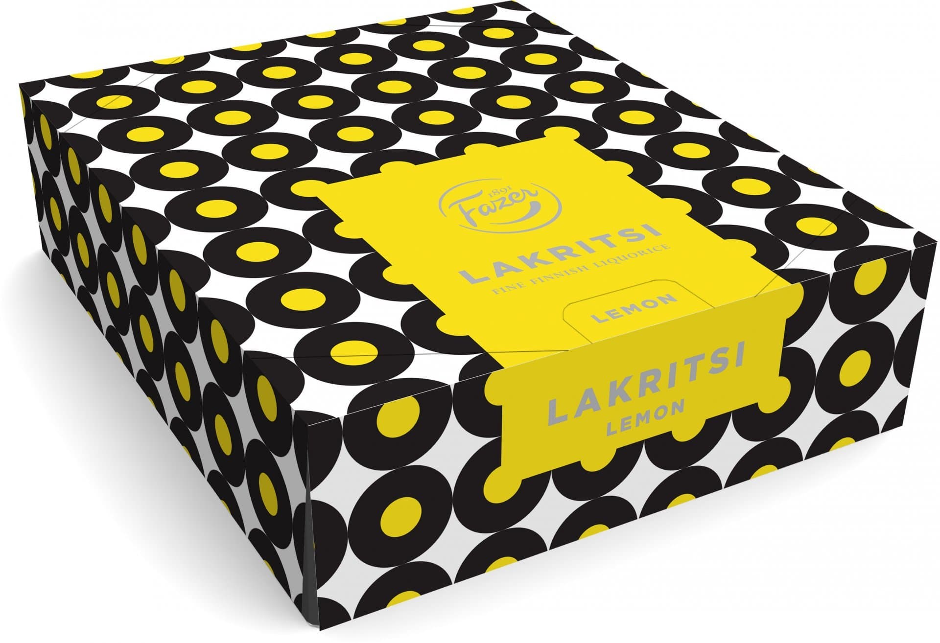 Lemon lakritsi - Original - Finnish - Filled - Black Licorice - Liquorice - Box - 30 Sticks x 20 g
