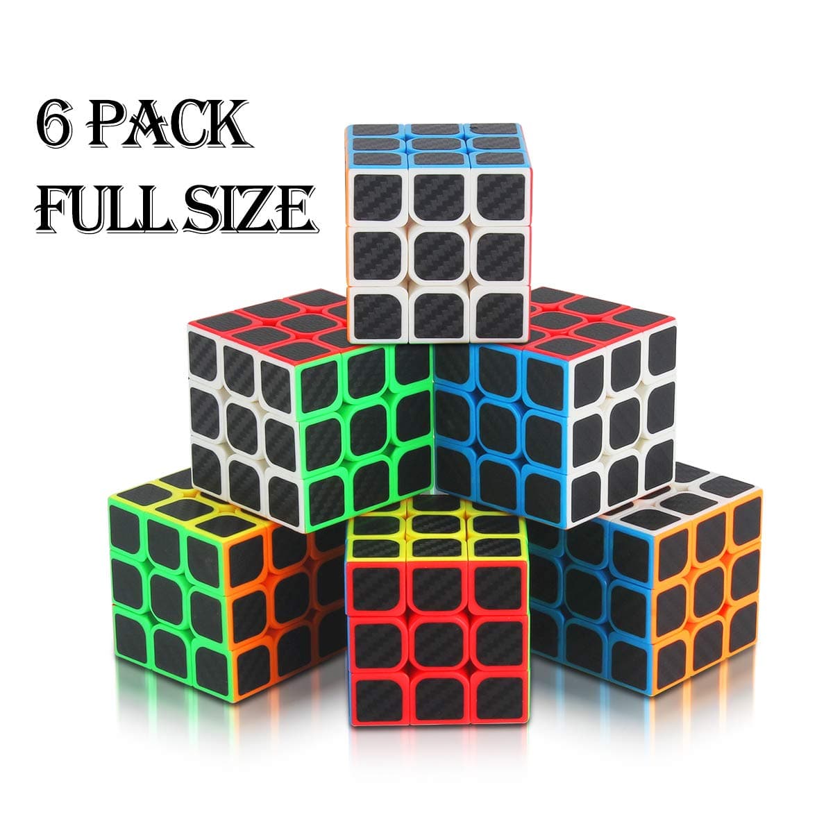 Puzzle Cube (Carbon Fiber 6 Pack)