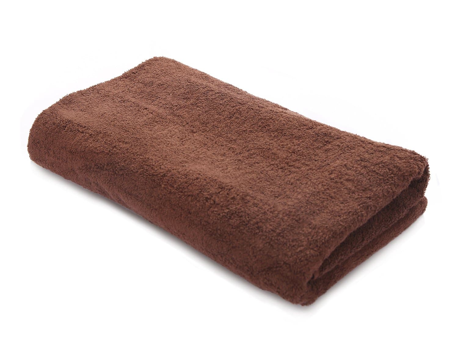 Cotton Over-Sized Luxury Terry Bath Towel Lint-free Easy Care Super Soft Towels, 70x31 inch, 1020g, Brown