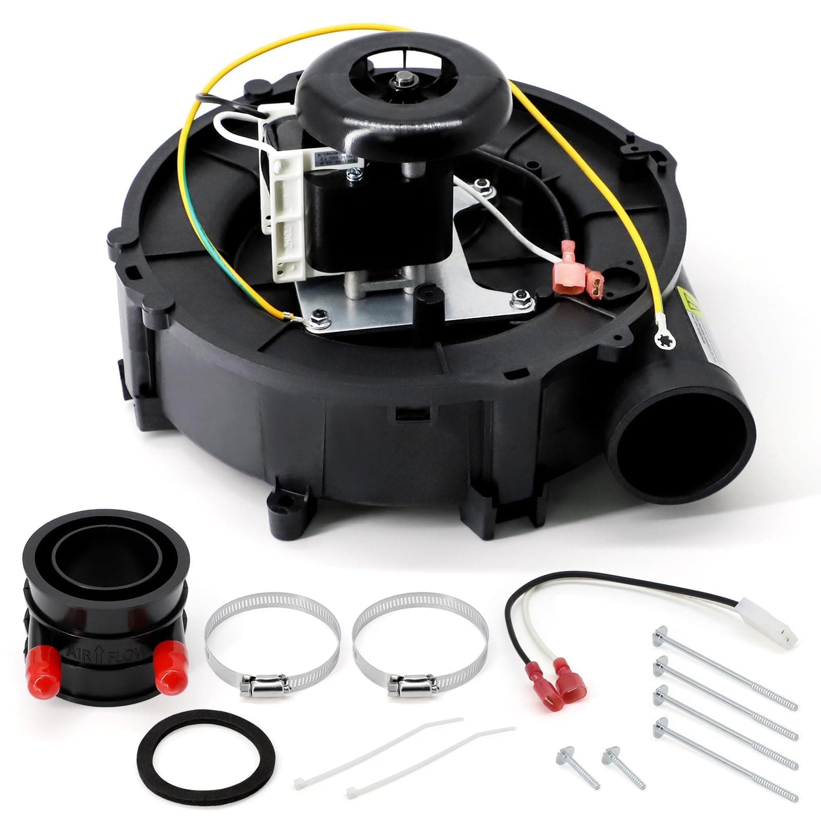 Furnace Draft Inducer Blower Motor Replaces Goodman 0171M00001S, 22307501, Jakel J238-150-15293, 119384-00, Rotom FB-RFB501 Furnaces Blower