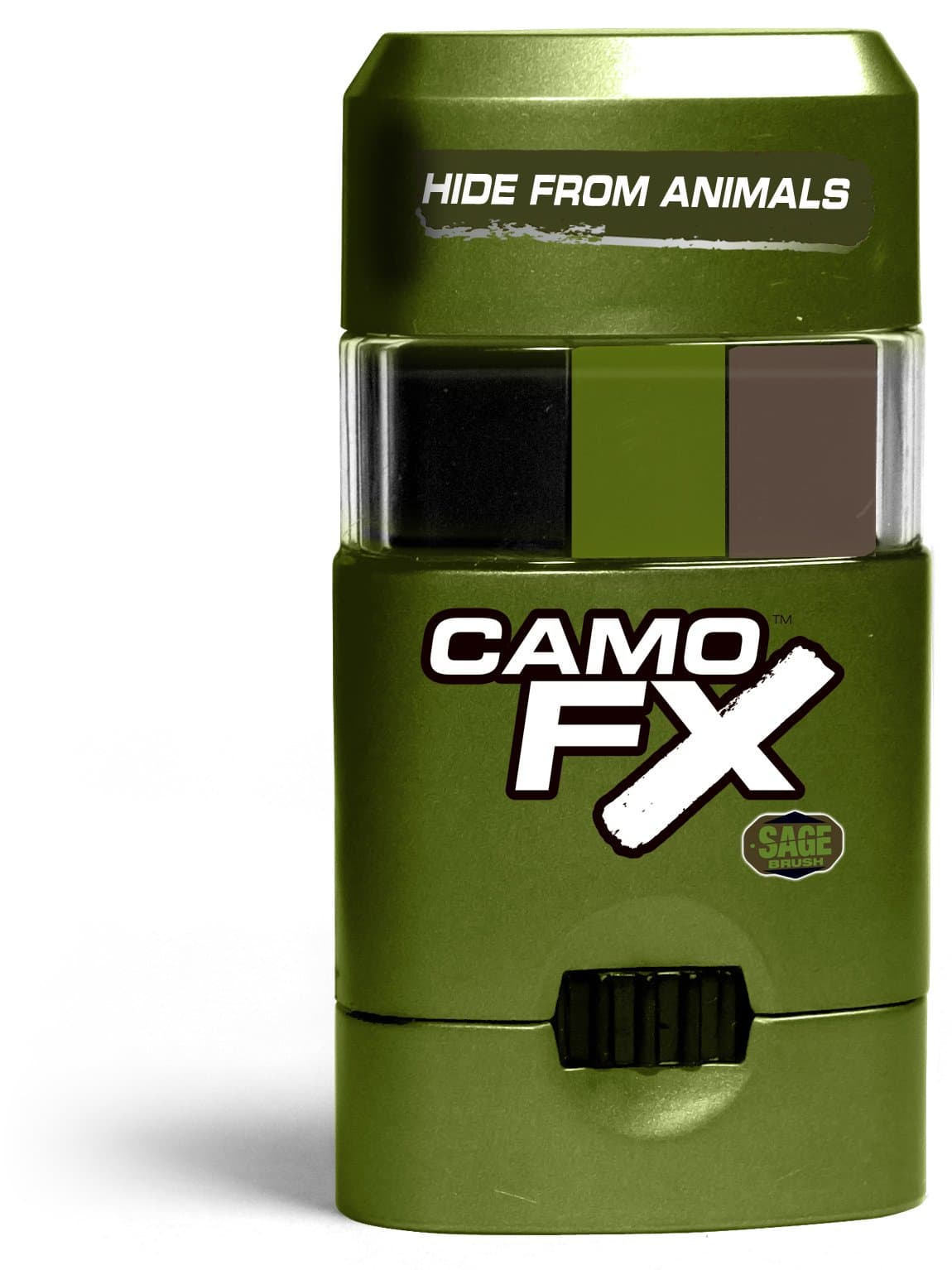 CamoFX Sage Brush Face Paint, Green/Brown/Black
