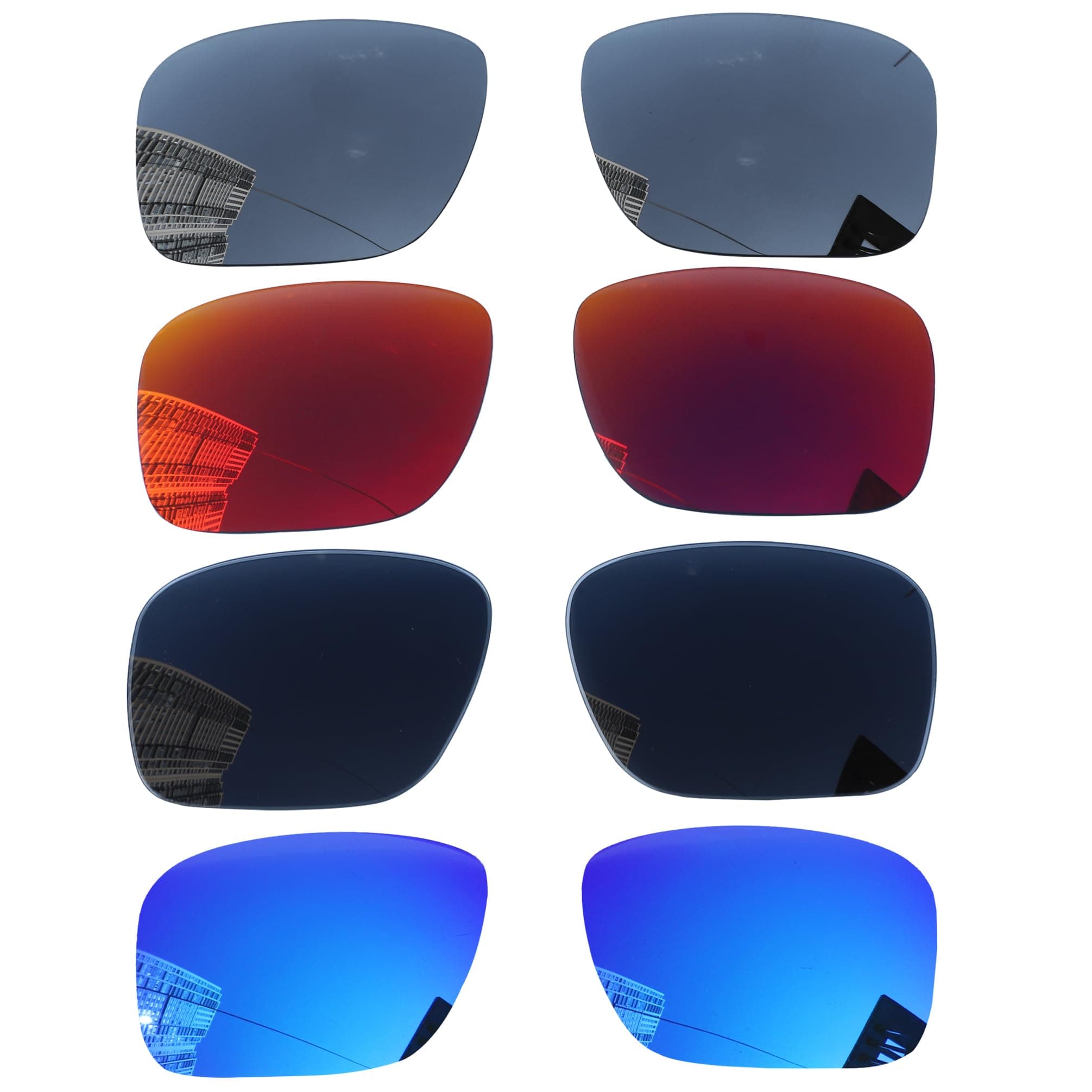 Acefrog 4 Pairs Polarized Replacement Lenses for Oakley Fuel Cell OO9096 Sunglasses, Perfectly Fit, Shatterproof, Anti-scratch, Value Pack