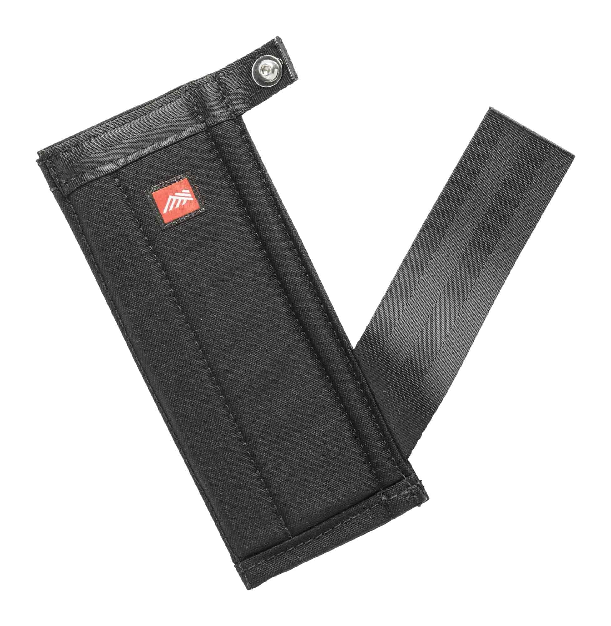 3x9.5x1-inch Nylon Tool Holster for Flat Bars, 3-pocket - Black