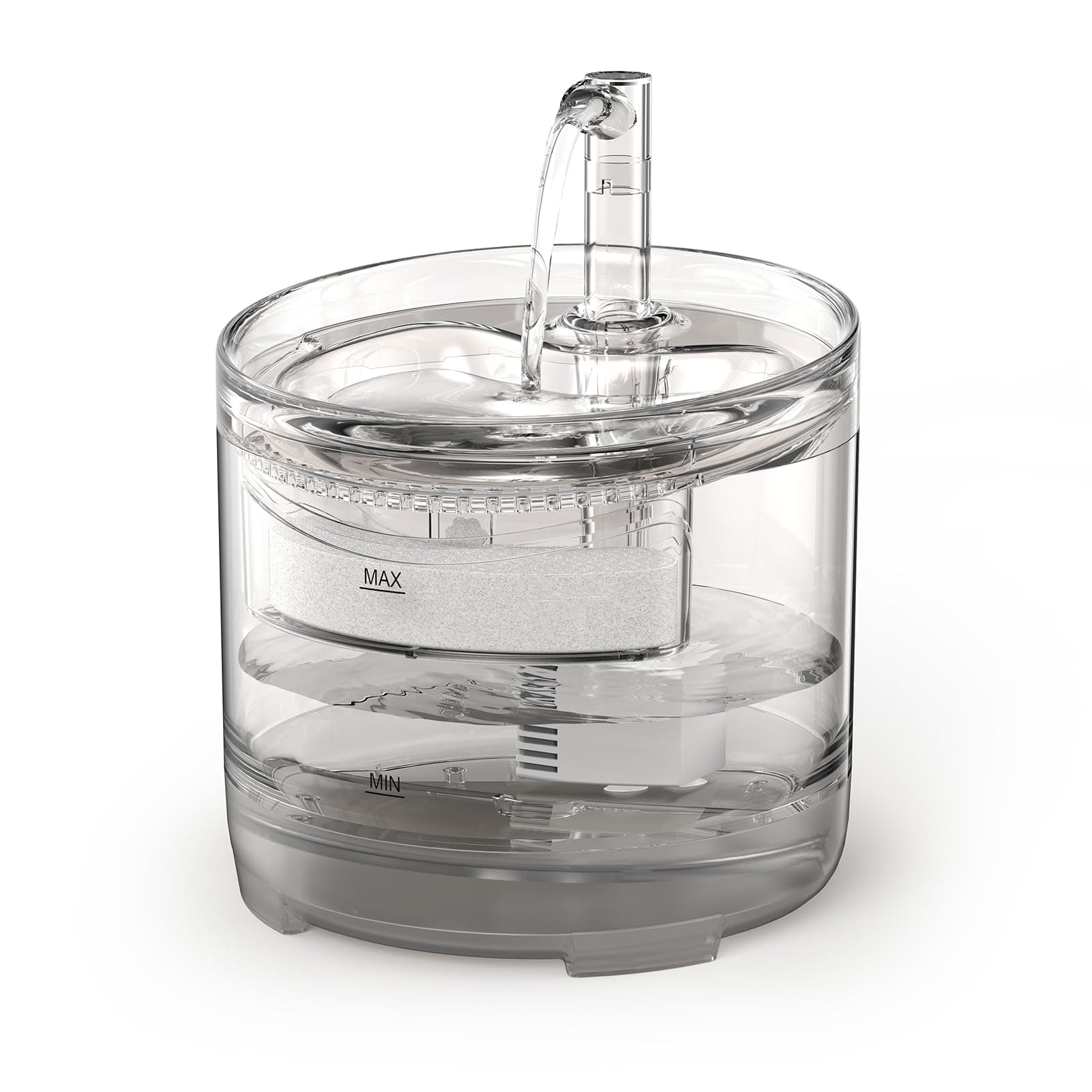 NPET Cat Water Fountain WF050TP 1.5L Automatic Pet Drinking Fountain with Replacement Faucet Kit…