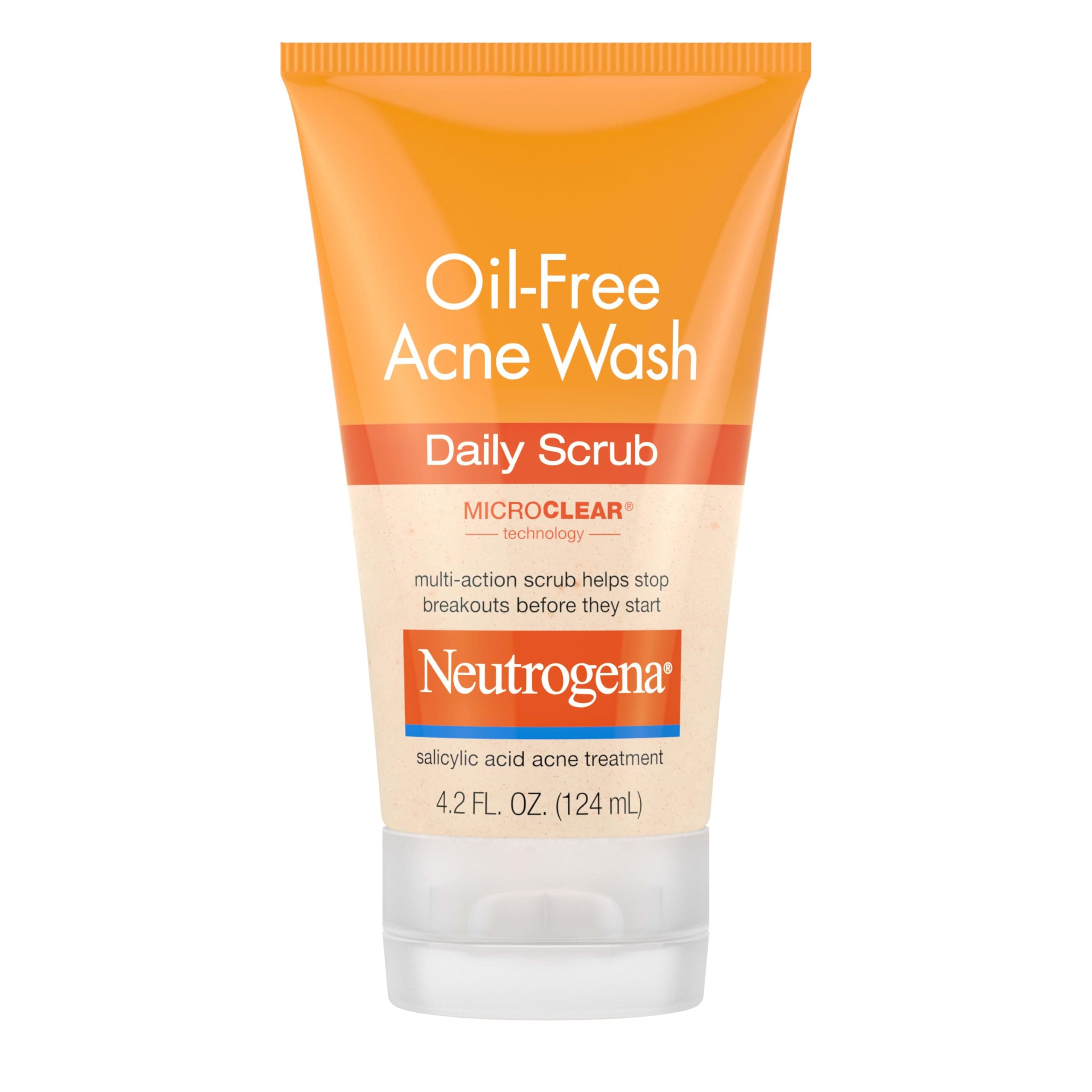 Oil-Free Acne Face Scrub with Salicylic Acid (4.2oz)