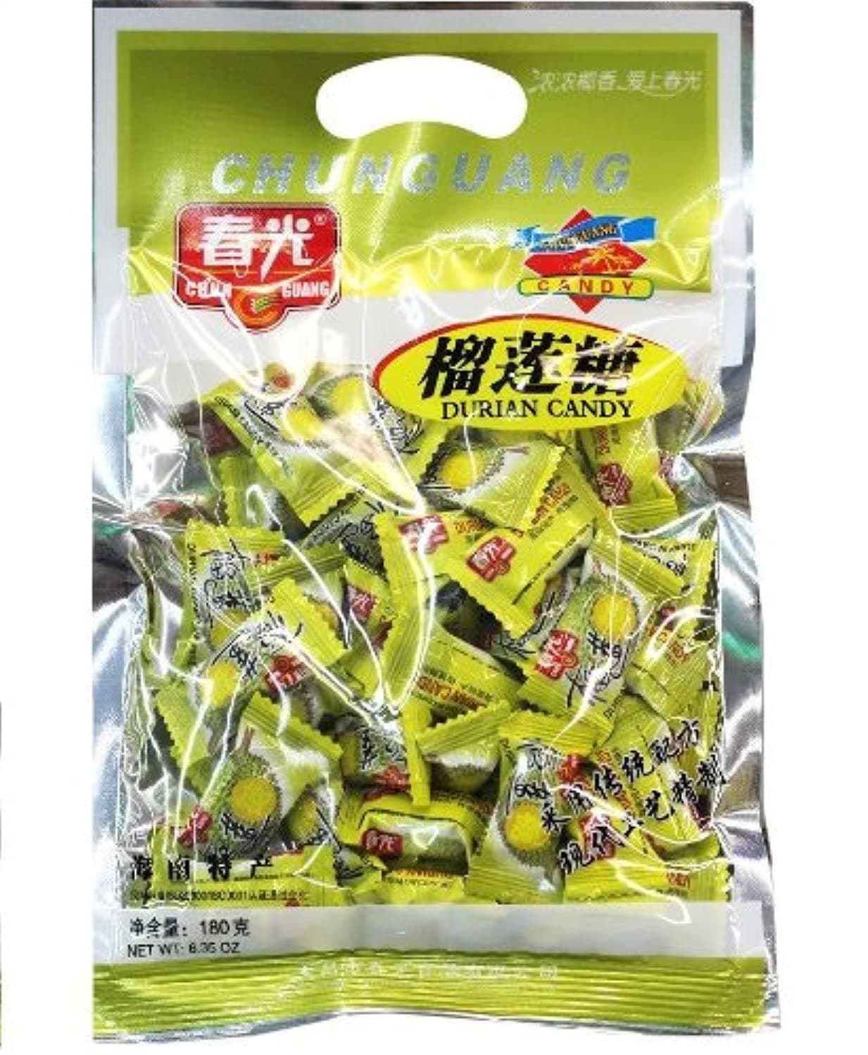 Durian Candy - 6.34 oz / 180 g - Product of China 6.34 Ounce (Pack of 1)