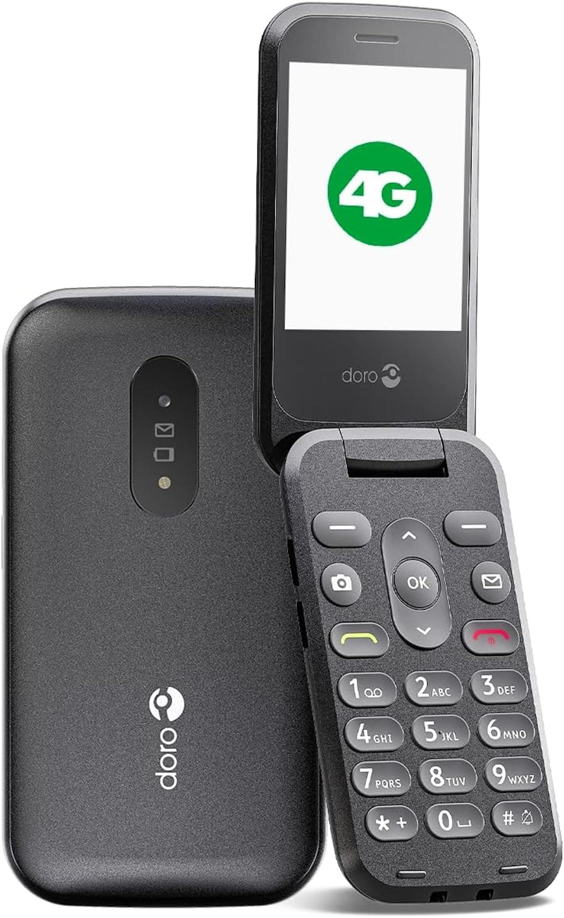Doro 2800 4G unlocked basic mobile phone for seniors with loud and clear soun...