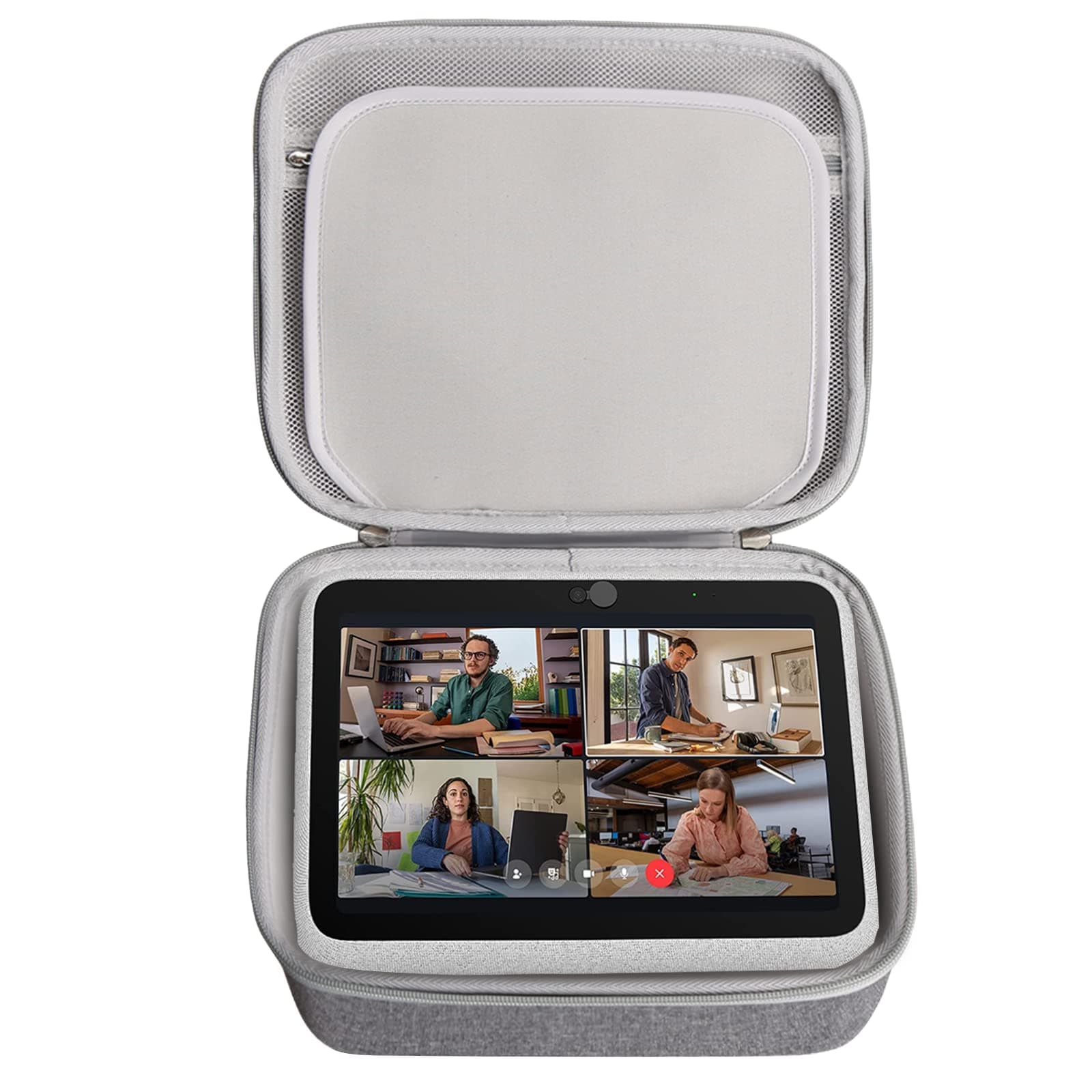 Hard Carrying Case for Facebook Meta Portal Go - Portable Smart Video Calling 10” Touch Screen, Protective Carrying Storage Bag