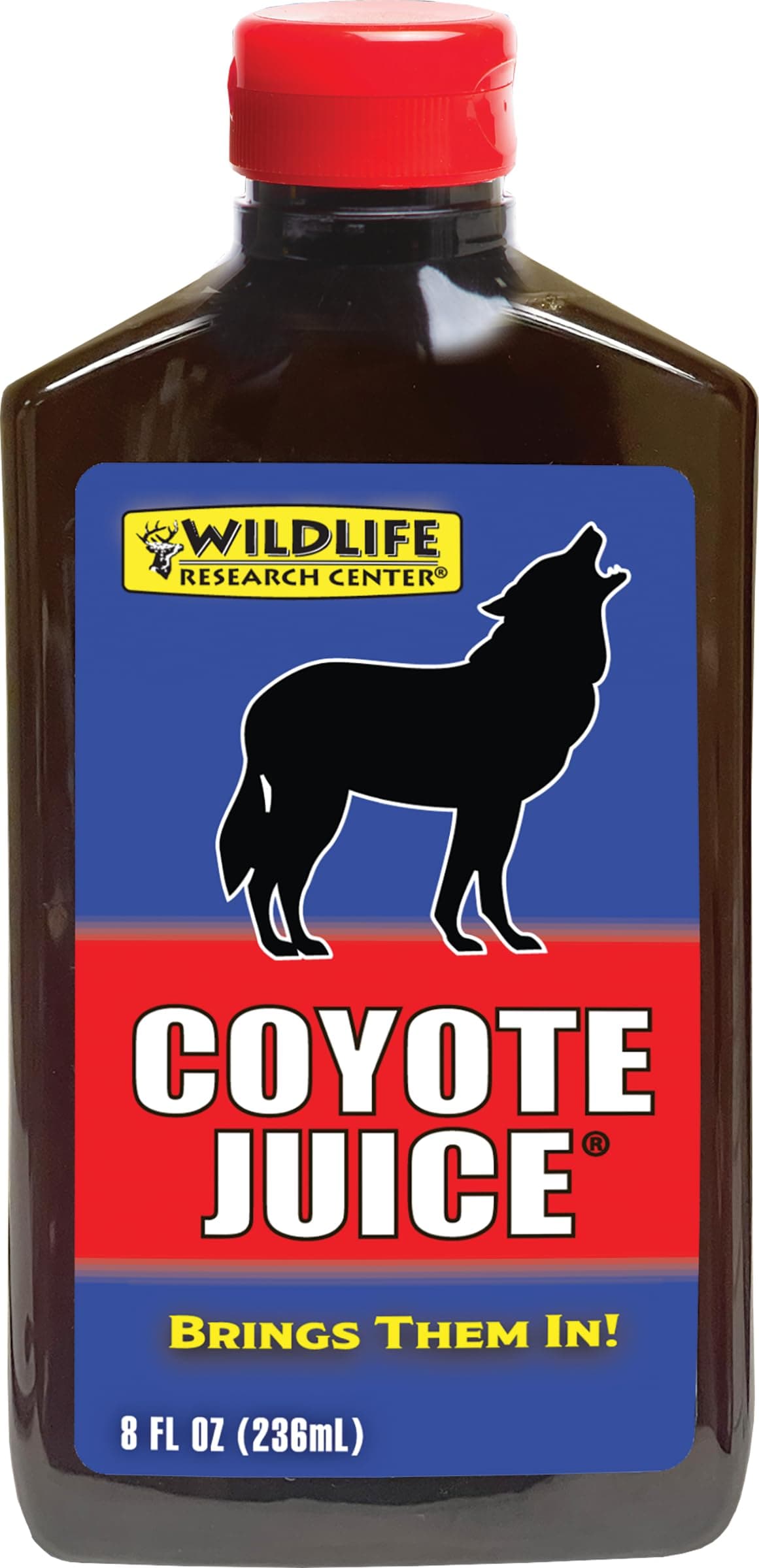 WILDLIFE RESEARCH CENTER Coyote Juice, Predator Calling Scent for Realistic Setups, Appeals to Territorial, Curiosity & Hunting Instincts, 8 FL OZ Squirt Bottle