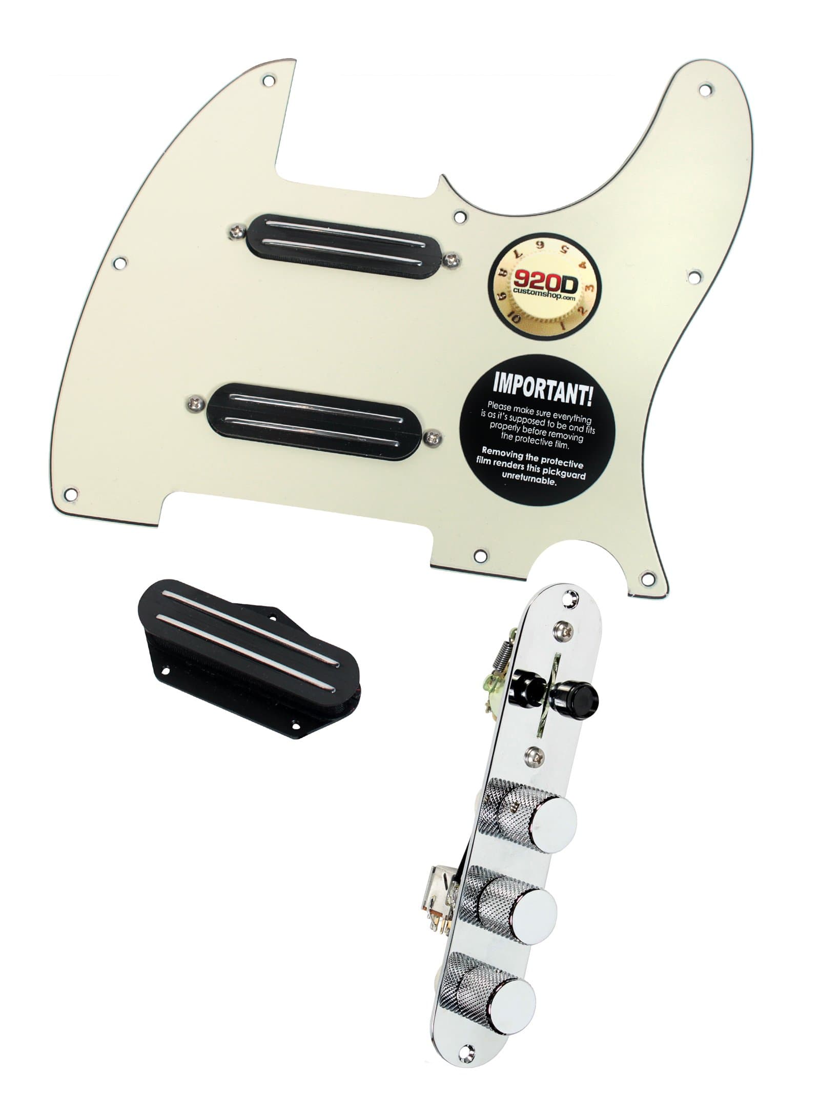 920D Custom T Style Loaded Pickguard Nashville T-Style Pickup Mint Green