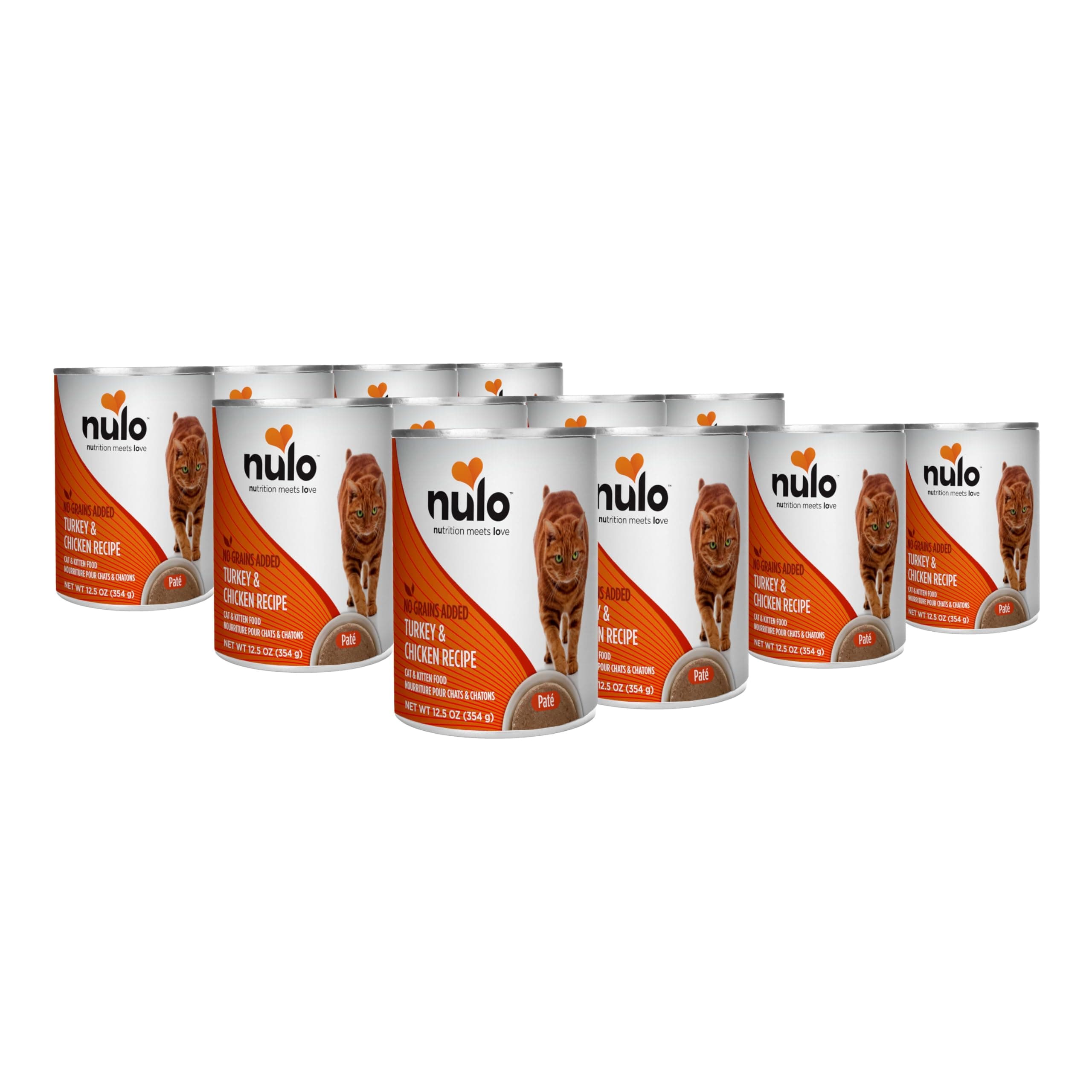 Nulo Freestyle Cat & Kitten Wet Pate Canned Cat Food, Premium All Natural Grain-Free, with 5 High Animal-Based Proteins and Vitamins to Support a Healthy Immune System and Lifestyle