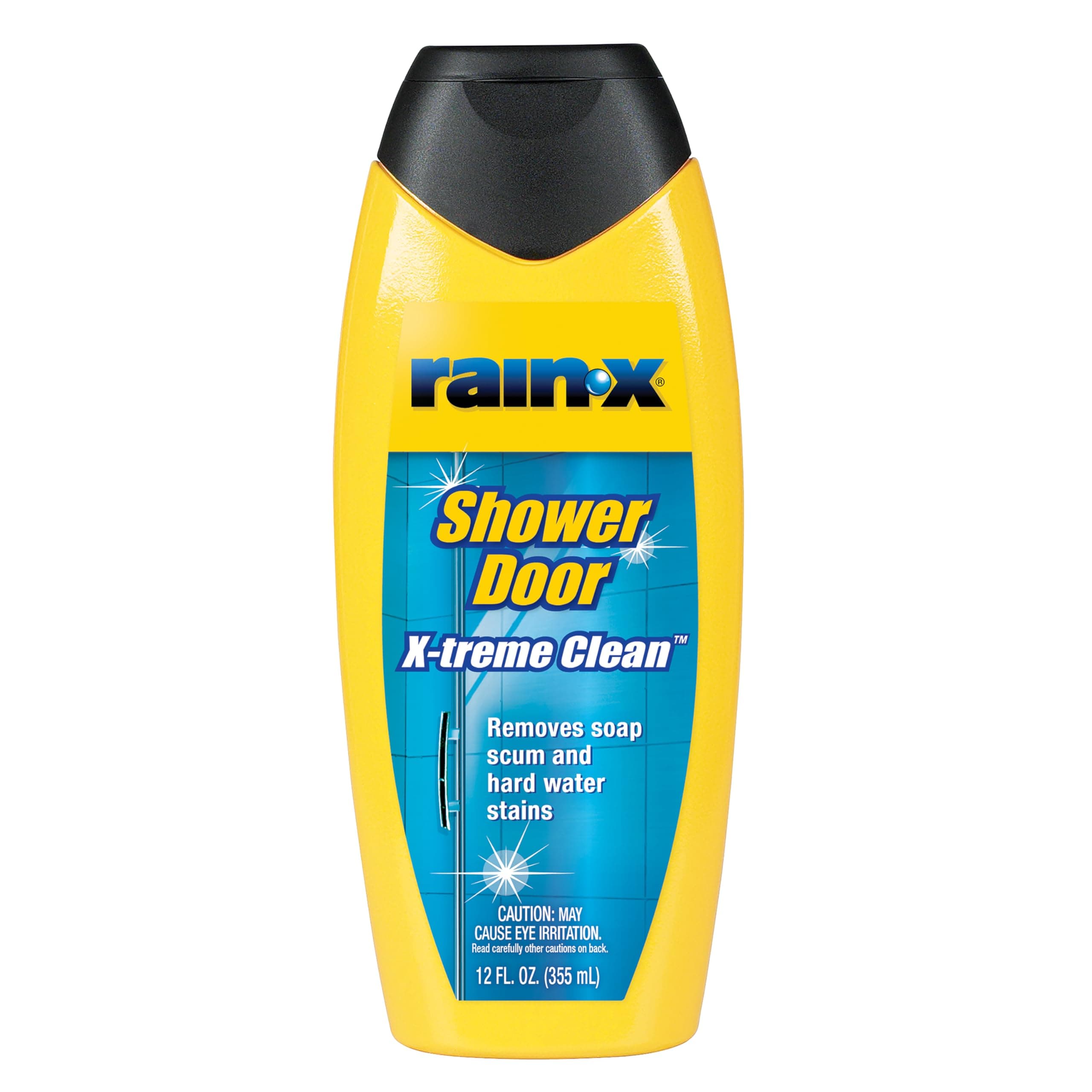 630035 X-Treme Clean Shower Door Cleaner, 12 Fl. Oz, Formulated To Clean Glass Shower Doors - Easy To Use, Removes Soap Scum, Dirt, Hard Water Build-up, Calcium, Lime And Rust Stains