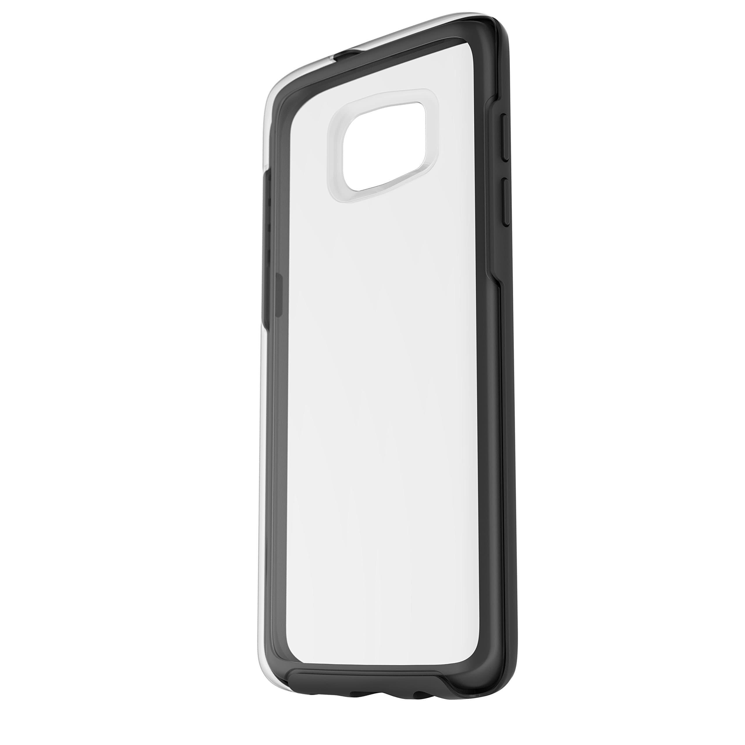 OtterBox Symmetry Clear Cover Case for Samsung Galaxy S7 Edge - Black Crystal