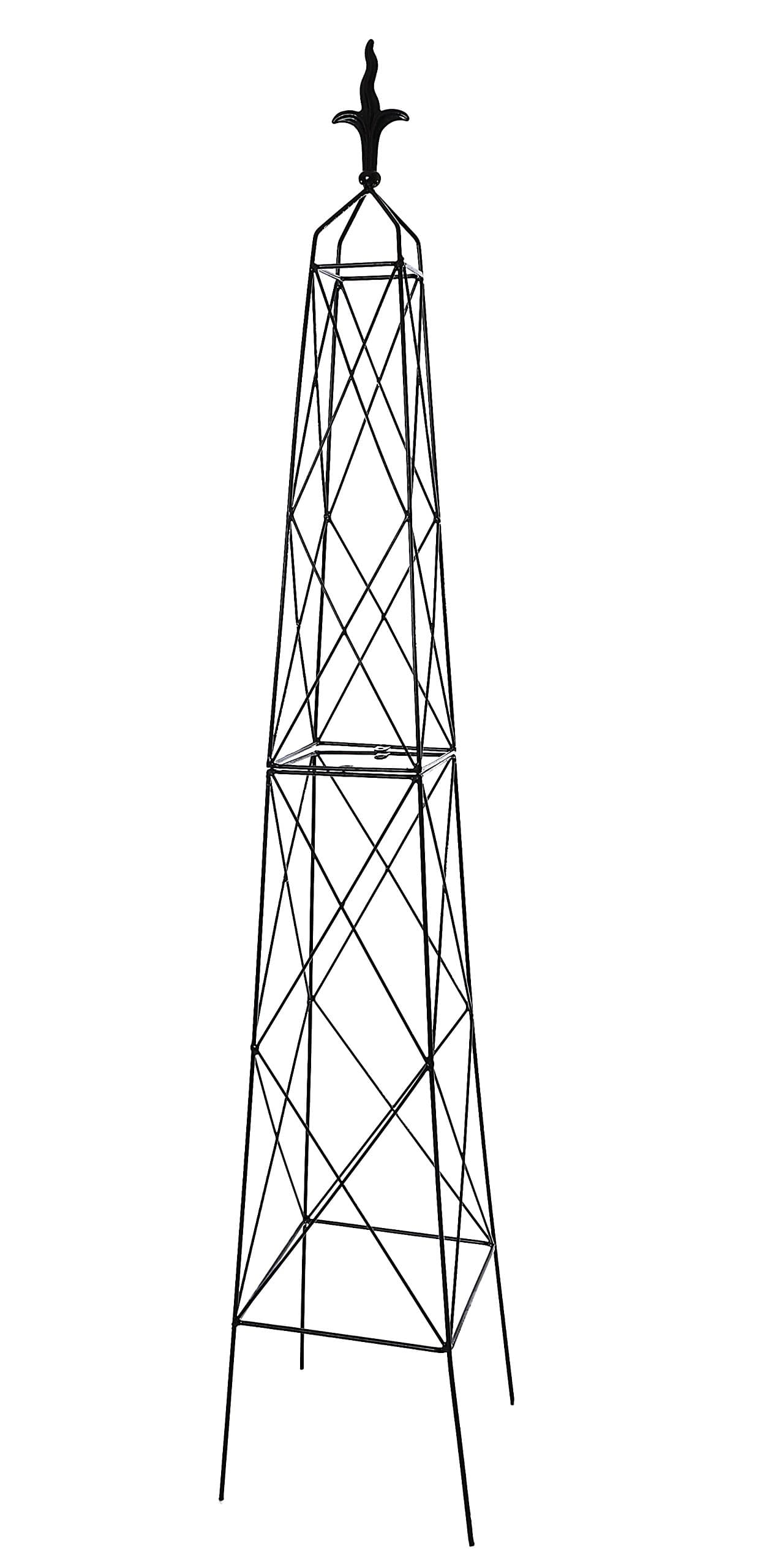 RUDDINGS WOOD Extra Large 2.5m Diamond Garden Obelisks - British Made Climbing Roses & Plant Support fame - Pyramid trellis