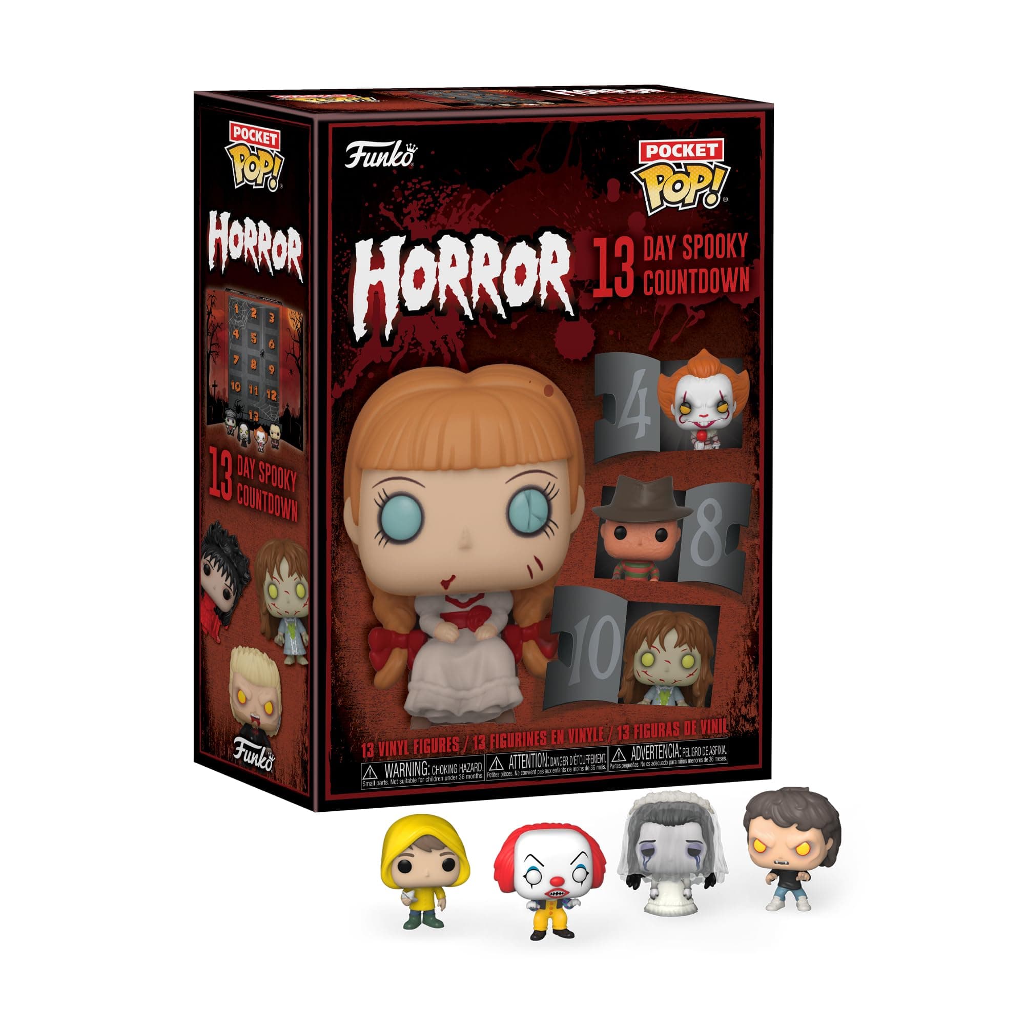 Pop! Advent Calendar: Spooky - Annabelle - 13 Days of Surprises - Collectable Vinyl Mini Figures - Mystery Box - Gift Idea - Holiday Present for Girls, Boys & Kids - Christmas Countdown