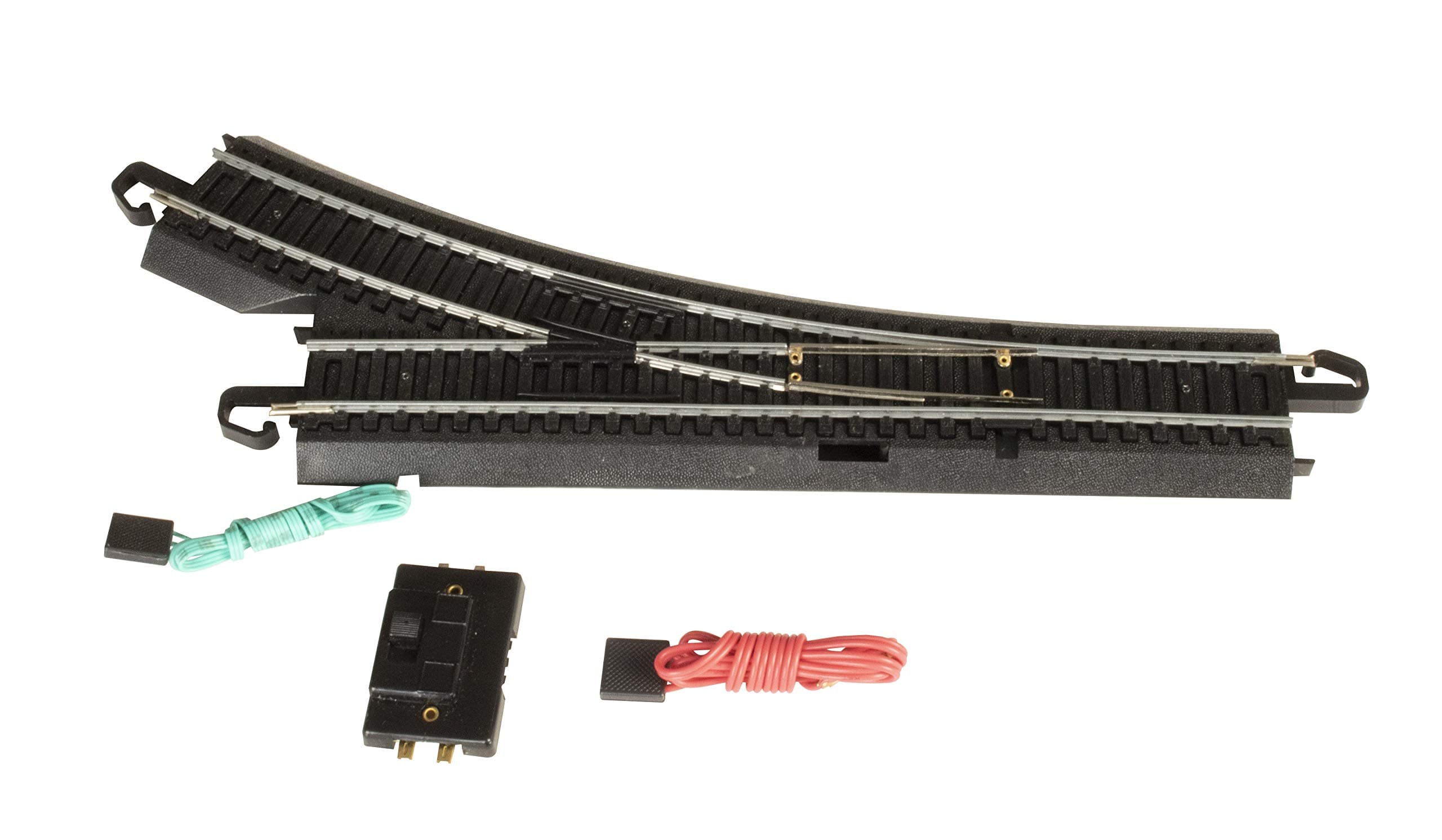 Bachmann Trains Snap-Fit EZ Right Track Remote Turnout, Black