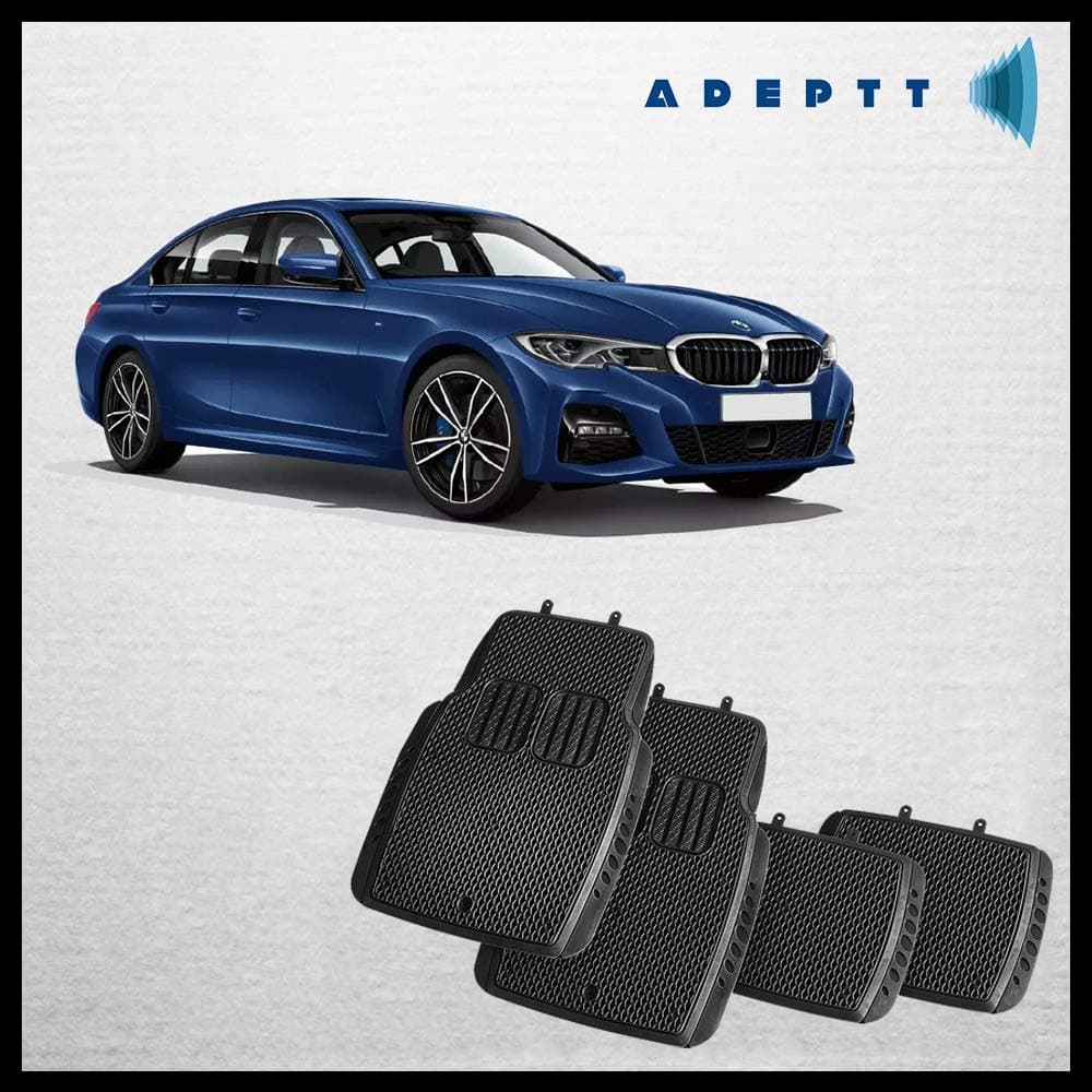 Adeptt 4pcs PVC Car Floor/Foot Mat/dustproof/Waterproof/Foldable/Antiskid for BMW 3 Series