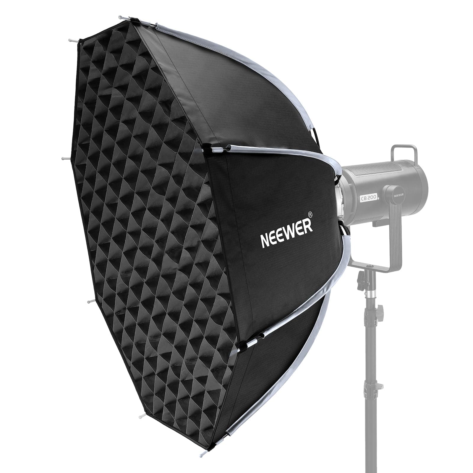 35"/90cm Octagonal Softbox, Quick Release Bowens Mount Softbox with Honeycomb Grid, Light Diffusers, Bag for RGB CB60 CB60B CB200B MS60B MS60C MS150B S101-300W/400W Pro Vision 4 Q4, NS35P