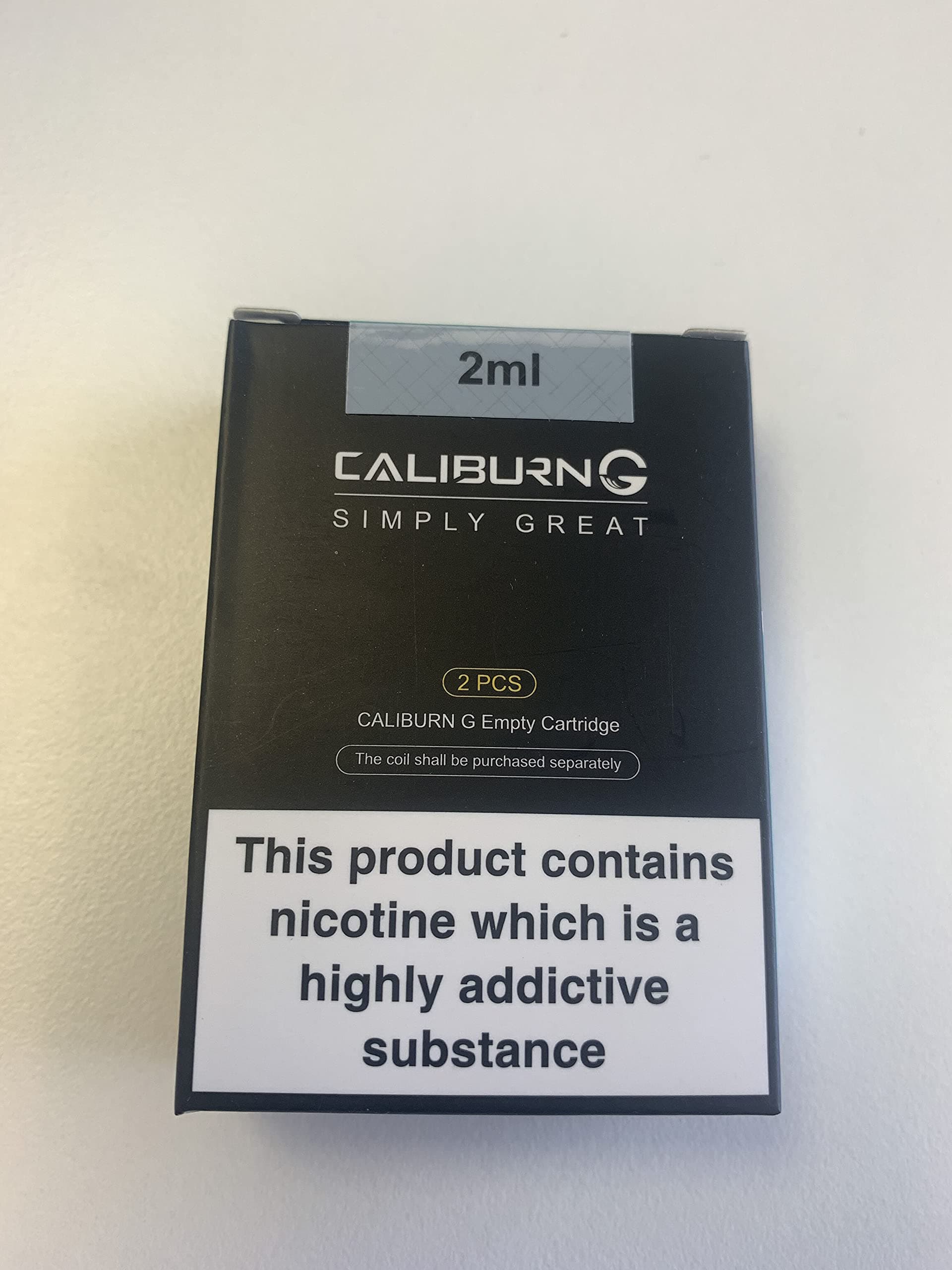 Caliburn G Pods Empty Cartridge (2 Pack) for Uwell Caliburn G Pod System Kit - Nicotine Free