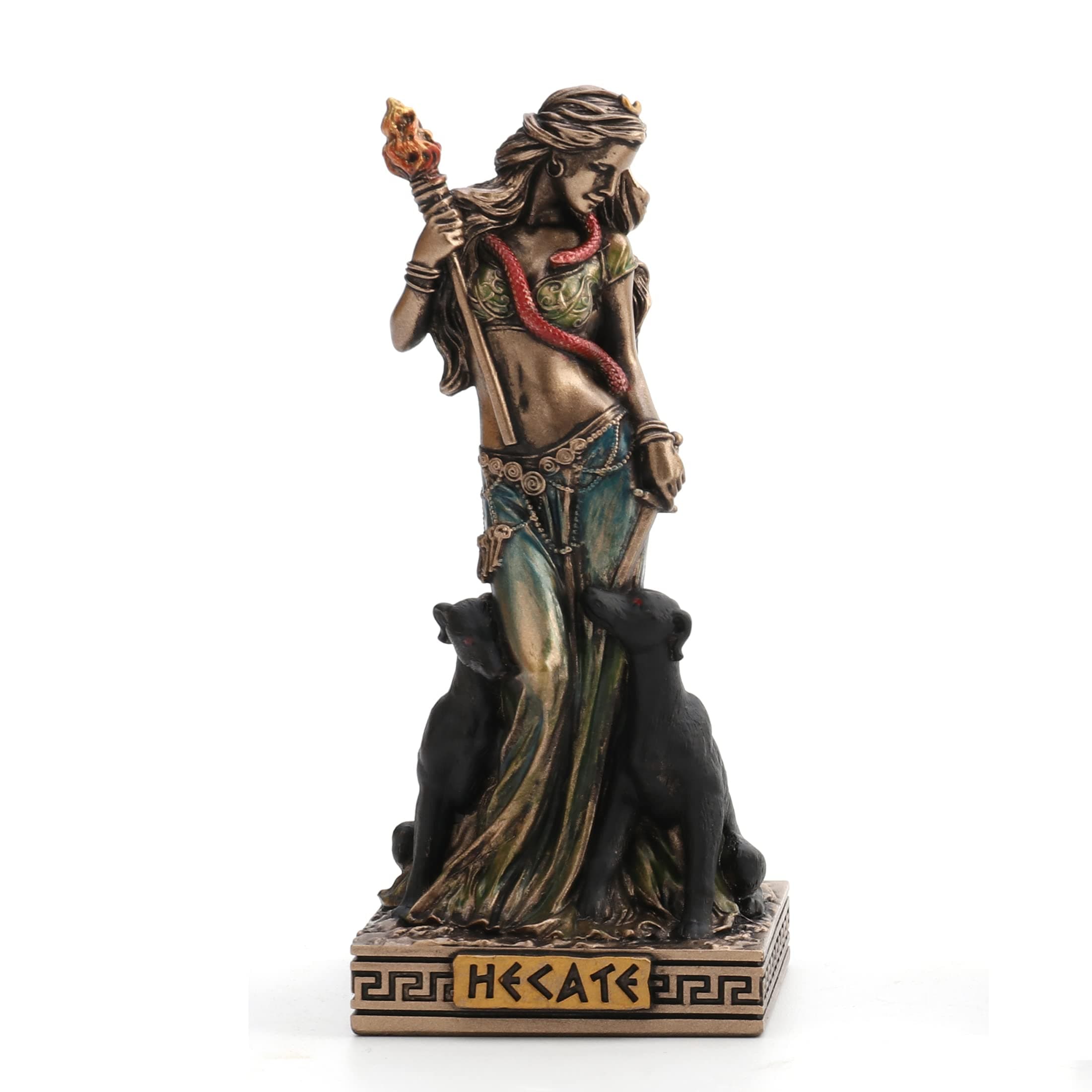 Hecate Greek Goddess of Magic Resin Hand Painted Miniature Figurine