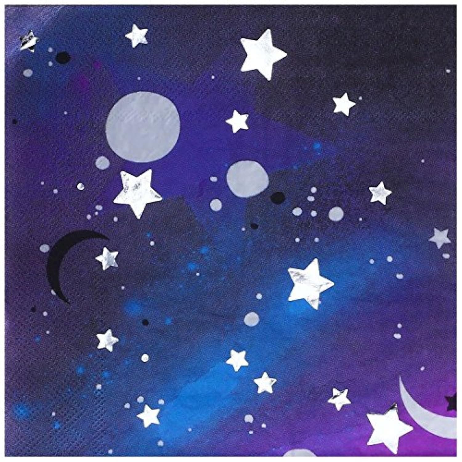 Galaxy Party Napkins | 20 Pack | Great for Outer Space and Stars & Moon Themed Parties