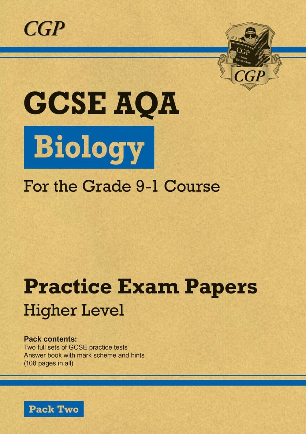 Coordination Group Publications Ltd (CGP) Grade 9-1 GCSE Biology AQA Practice Papers: Higher Pack 2