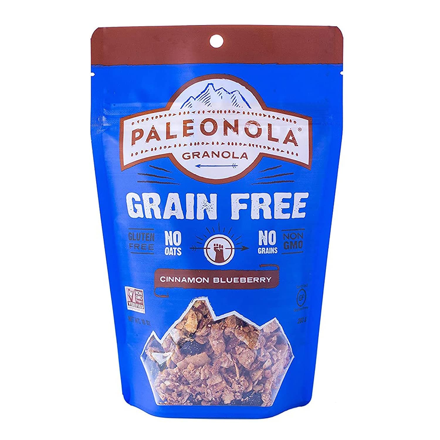 Grain Free Granola Cinnamon Blueberry Flavor – Non-GMO, Grain, Soy, Gluten, Dairy Free – Low Carb Protein Snack For A Healthy Breakfast