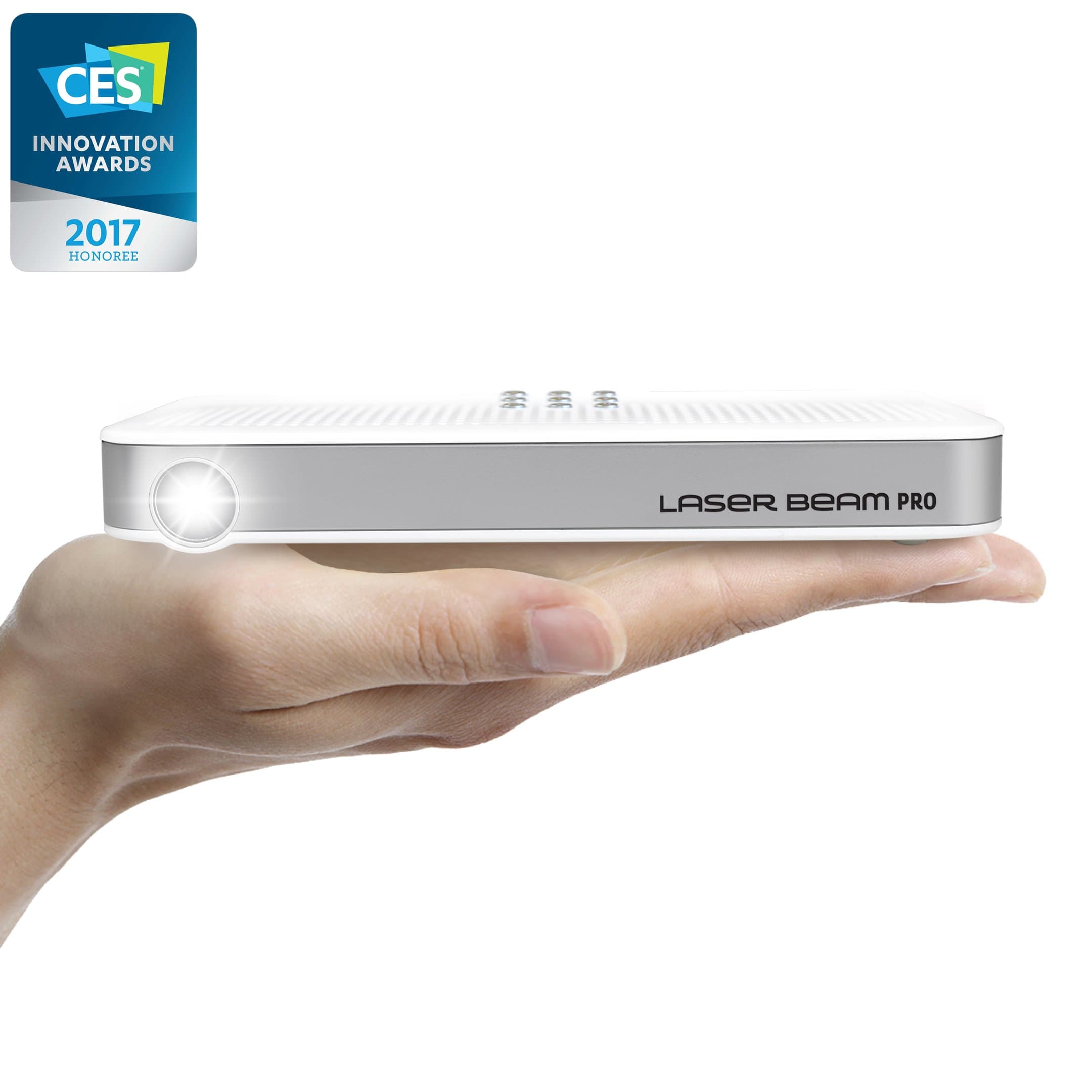 2017 NEW CES Awarded C200 Focus Free FDA Approved Class1 Eye Safe Laser, 200 Lumens, 4K input 768P HD output, Up to 150" Screen, Wi-Fi, Bluetooth, USB, SDslot, HDMI, Android OS equipped Projector