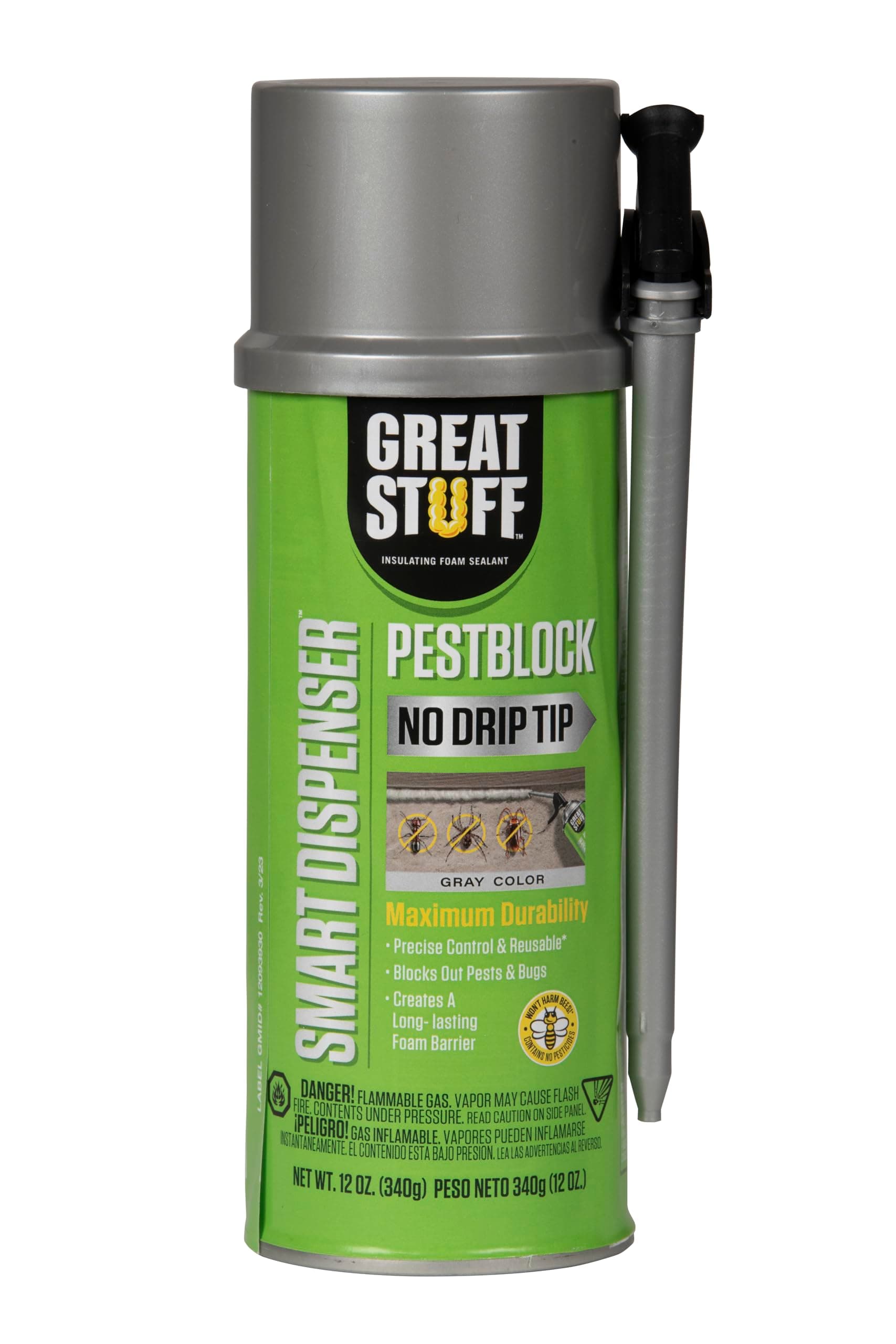 Great Stuff 99112809 Smart Dispenser Pestblock, Gray