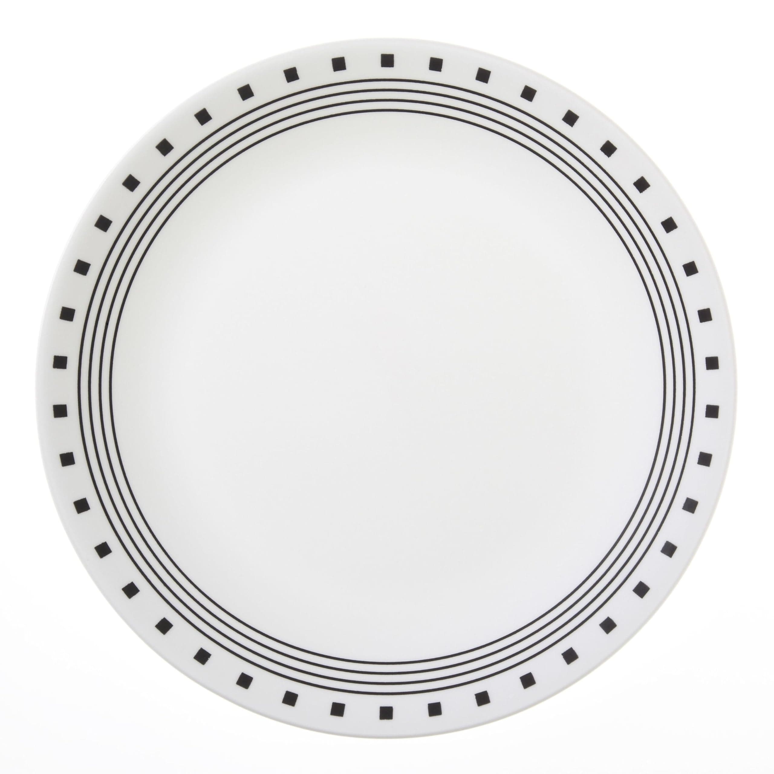 Livingware 10-1/4 in. City Block Dinner Plate (Pack of 6)