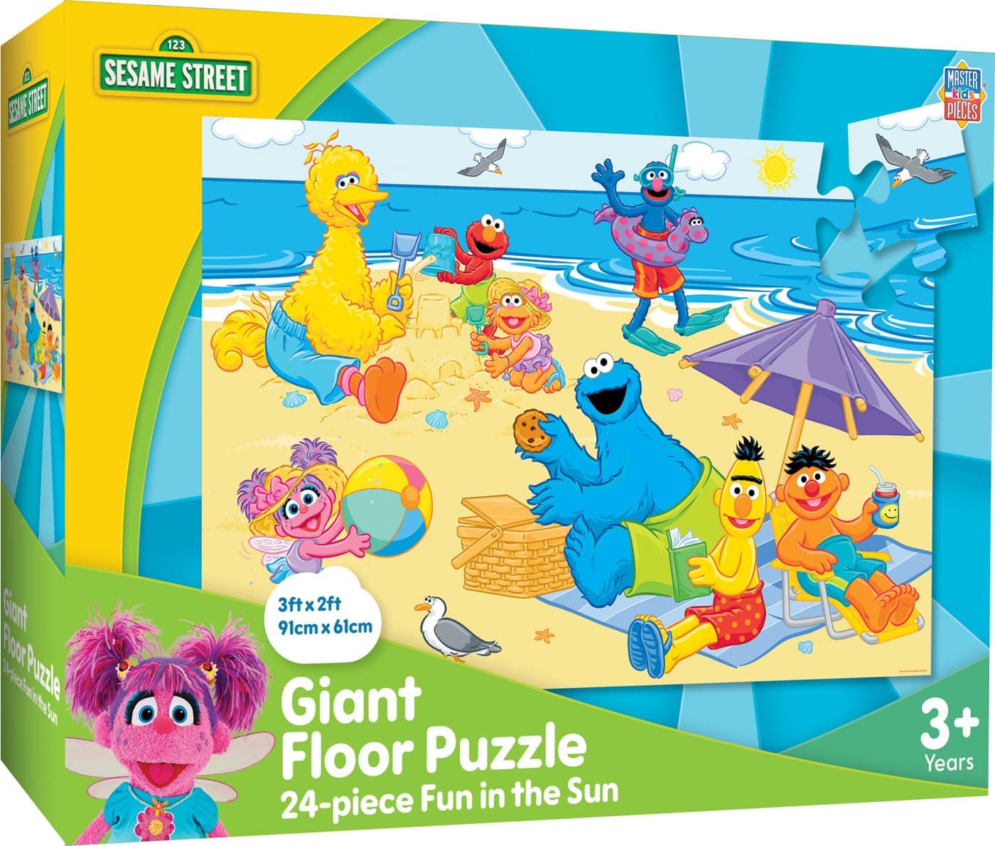 Sesame Street - Fun in The Sun 24pc Floor Puzzle