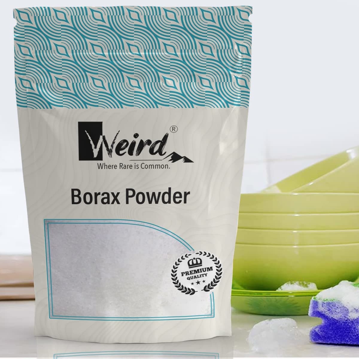 Weird Road Borax Powder For Slime | Cleaning And Whitening Powder For Clothes | Stain Remover | Insect And Cockroach Killer (Suhaga) (100Gm)