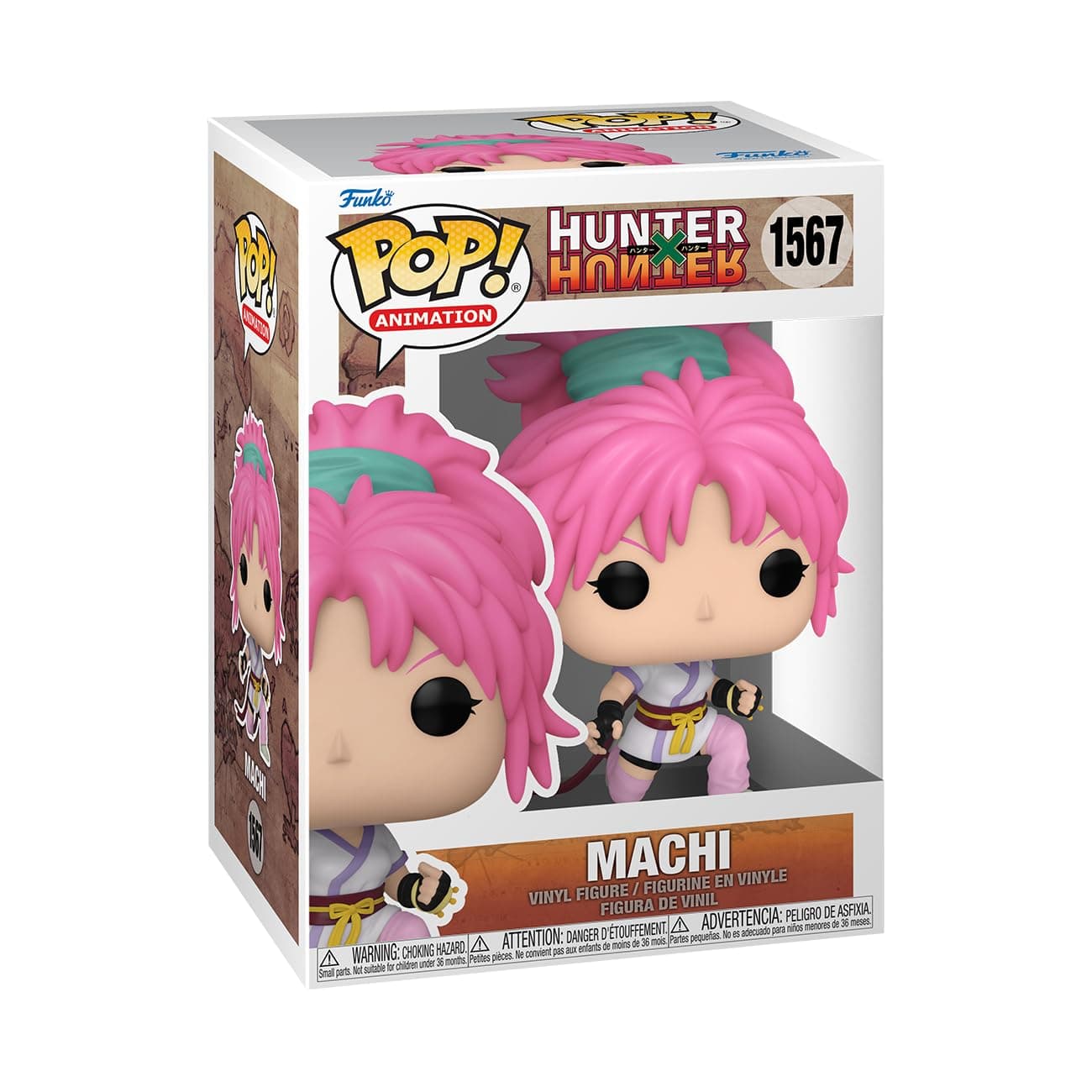 Pop! Animation: Hunter X Hunter - Machi Komacine - Hunter X Hunter (HXH) - Collectable Vinyl Figure - Gift Idea - Official Merchandise - Toys for Kids & Adults - Anime Fans
