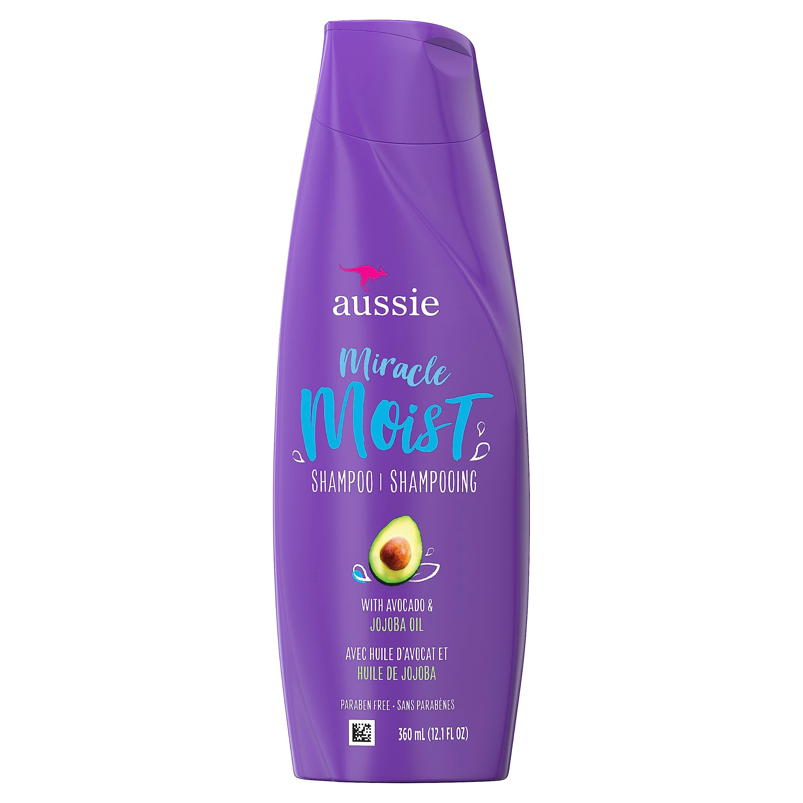 Aussie Aussie miracle moist shampoo with avocado and jojoba oil, 12.1 ounce