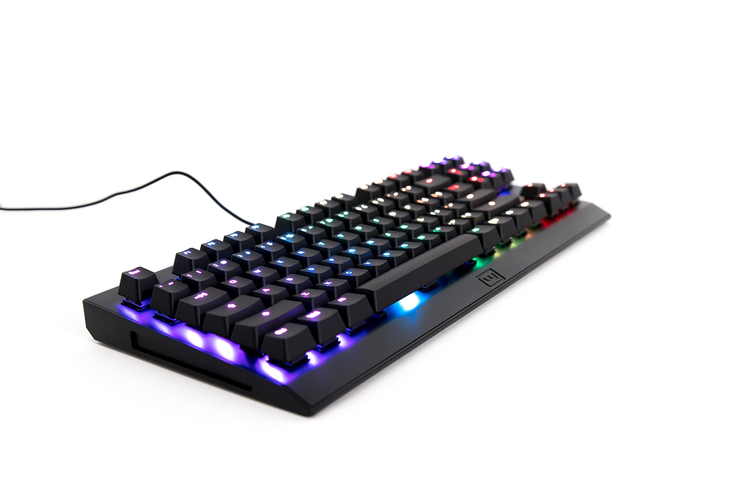 Wooting one Analog RGB TKL Mechanical Gaming Keyboard (Pressure Sensitive, Linear Red Optical Switch, <1ms Input, RGB backlighting, Aluminum Chassis, N-Key Rollover, US Layout) - Black
