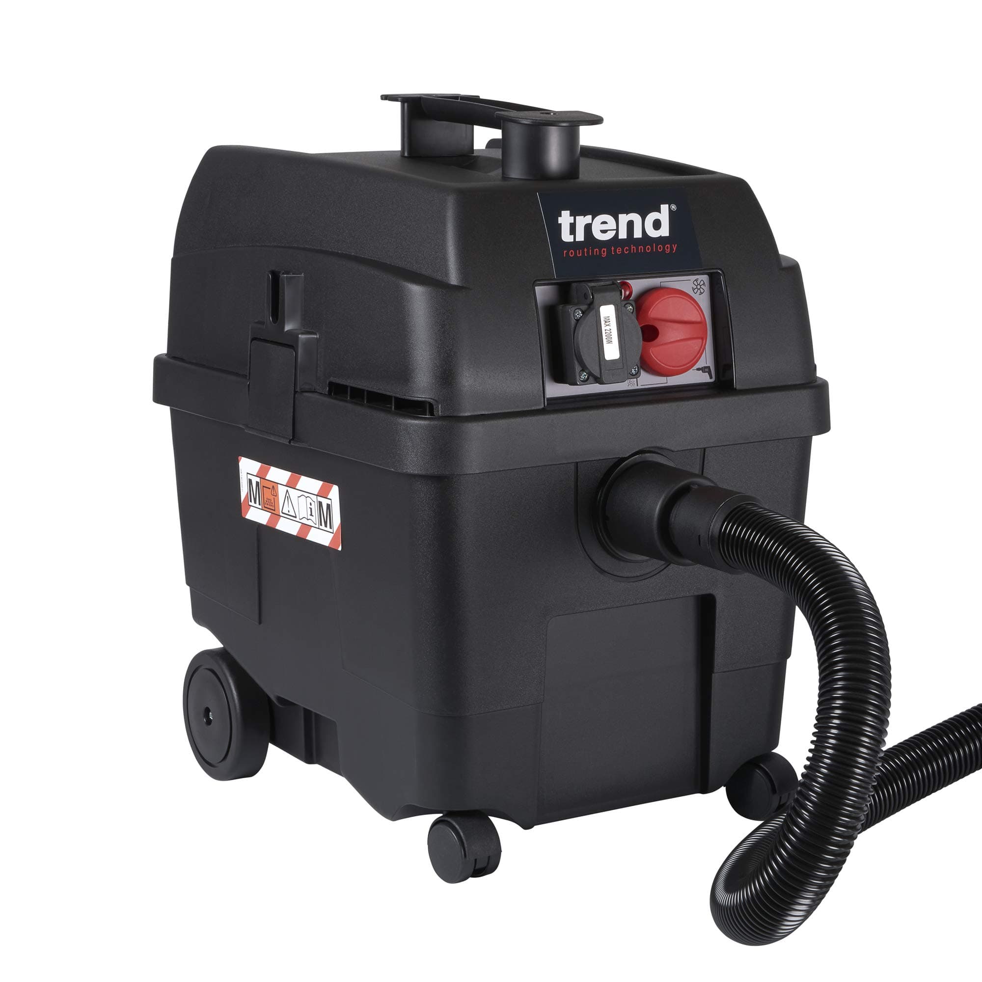 T35A Class M DUST Extractor, 230 V, Black/White, 1400W